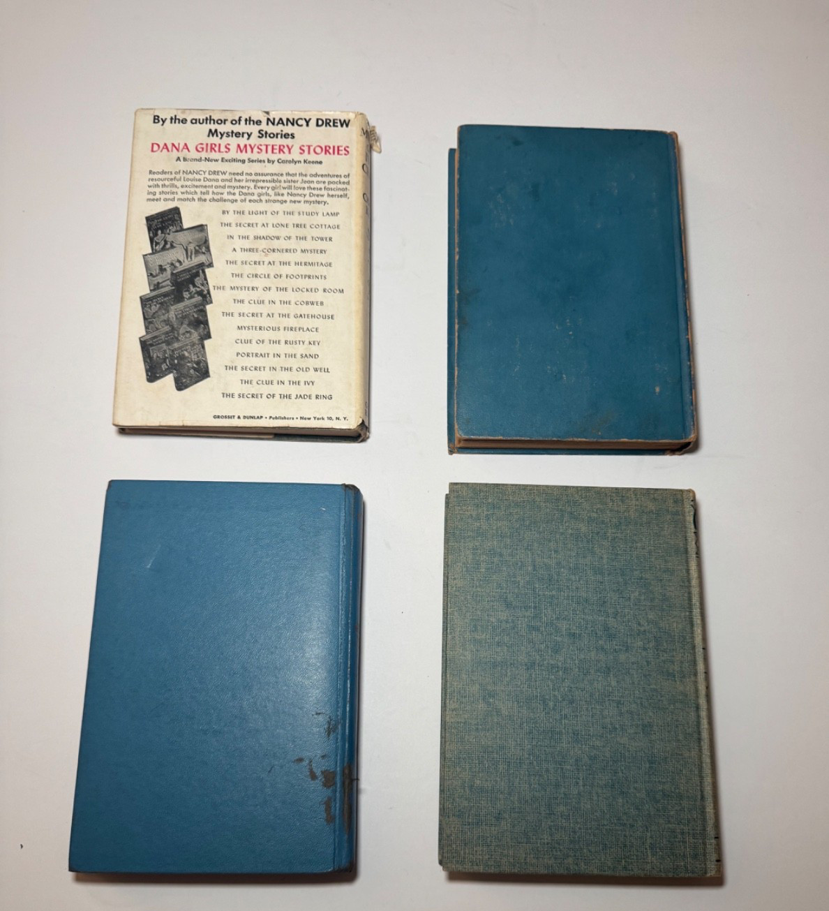 Vintage Nancy Drew Hardcover Book Lot of 4 Carolyn Keene