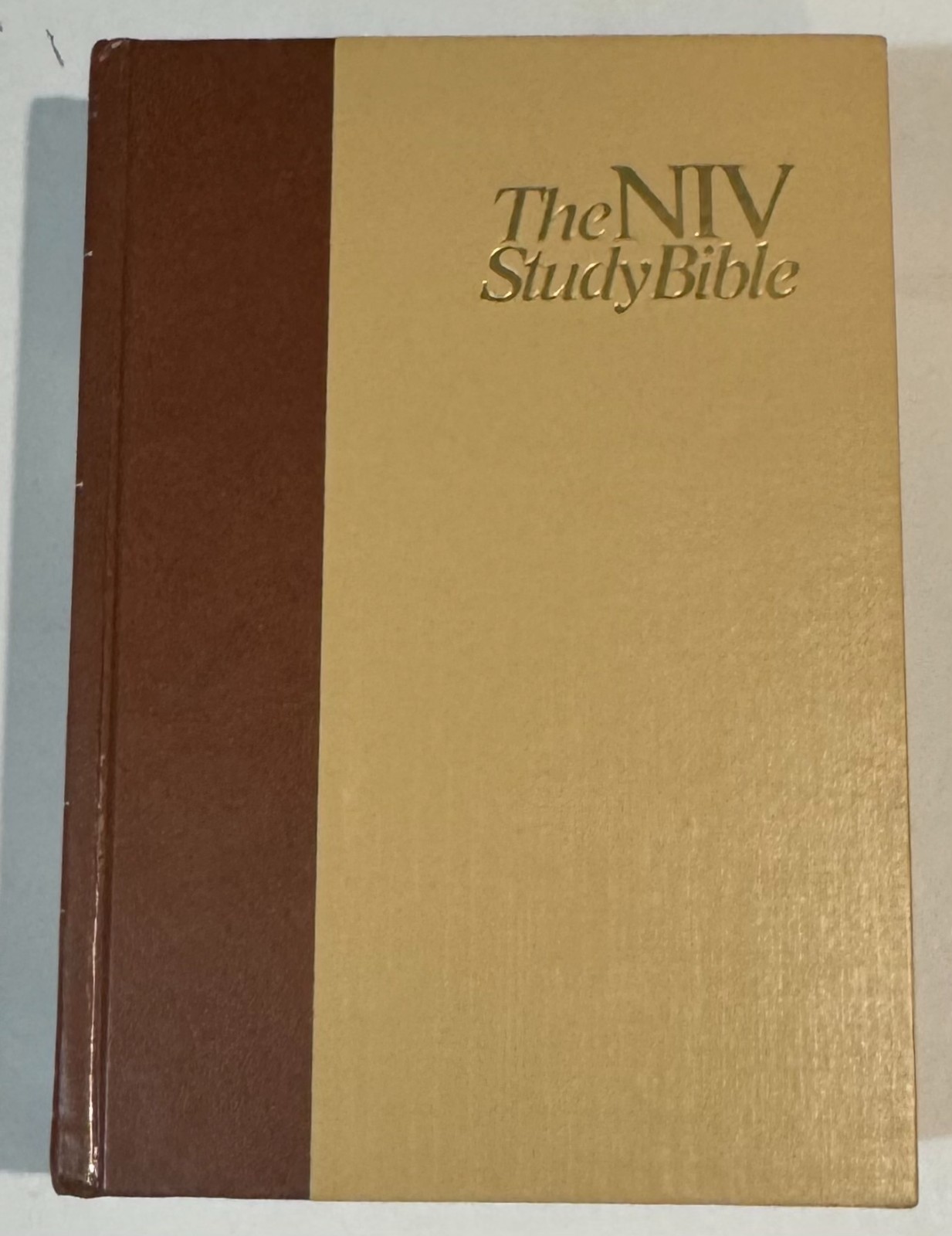 The NIV Study Bible by Zondervan Staff Hardcover 1985 Red Letter, Maps, Charts