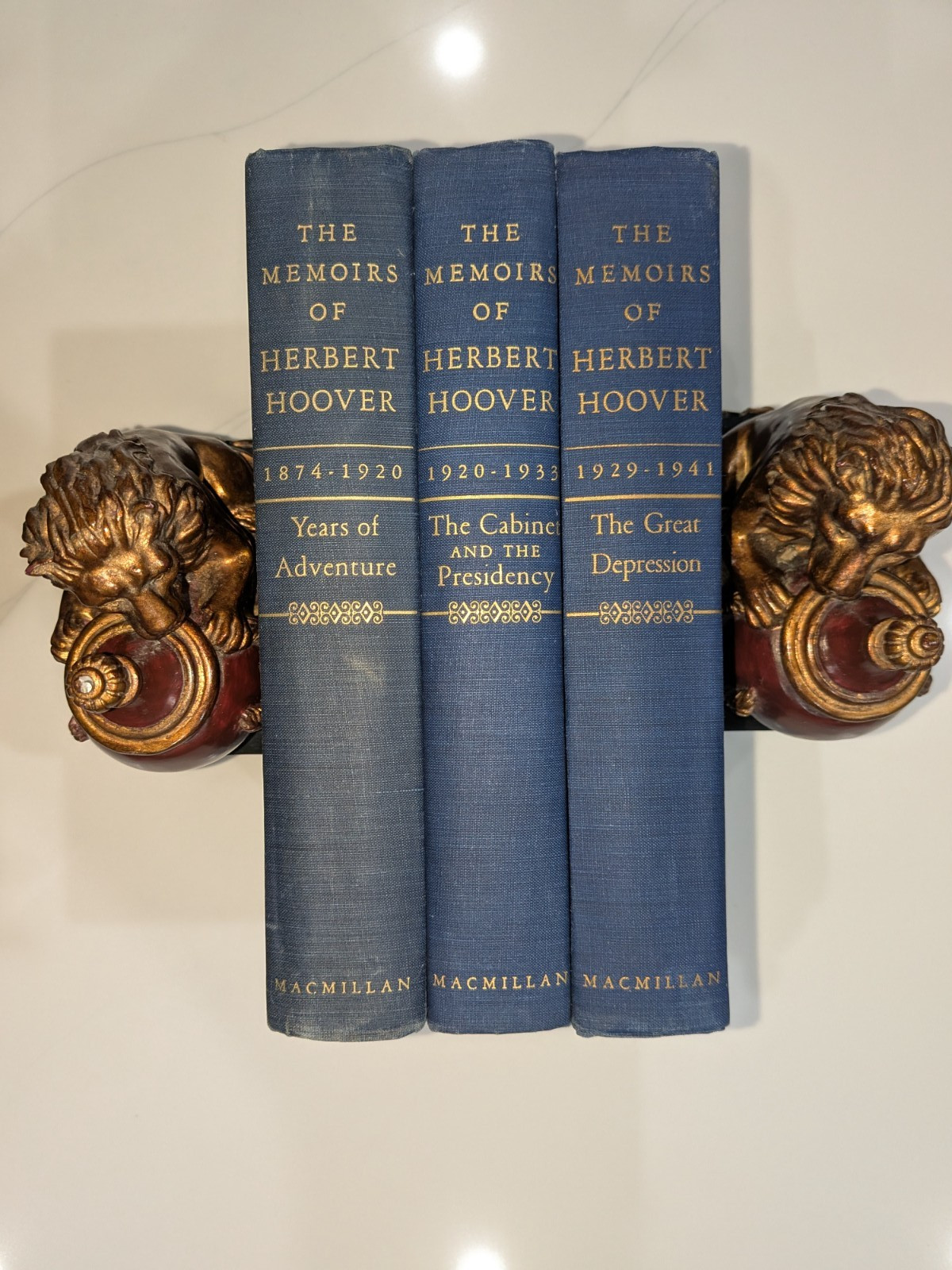Memoirs of Herbert Hoover | Complete 3 Vol Set | 1951-52 | Hardcover | Macmillan