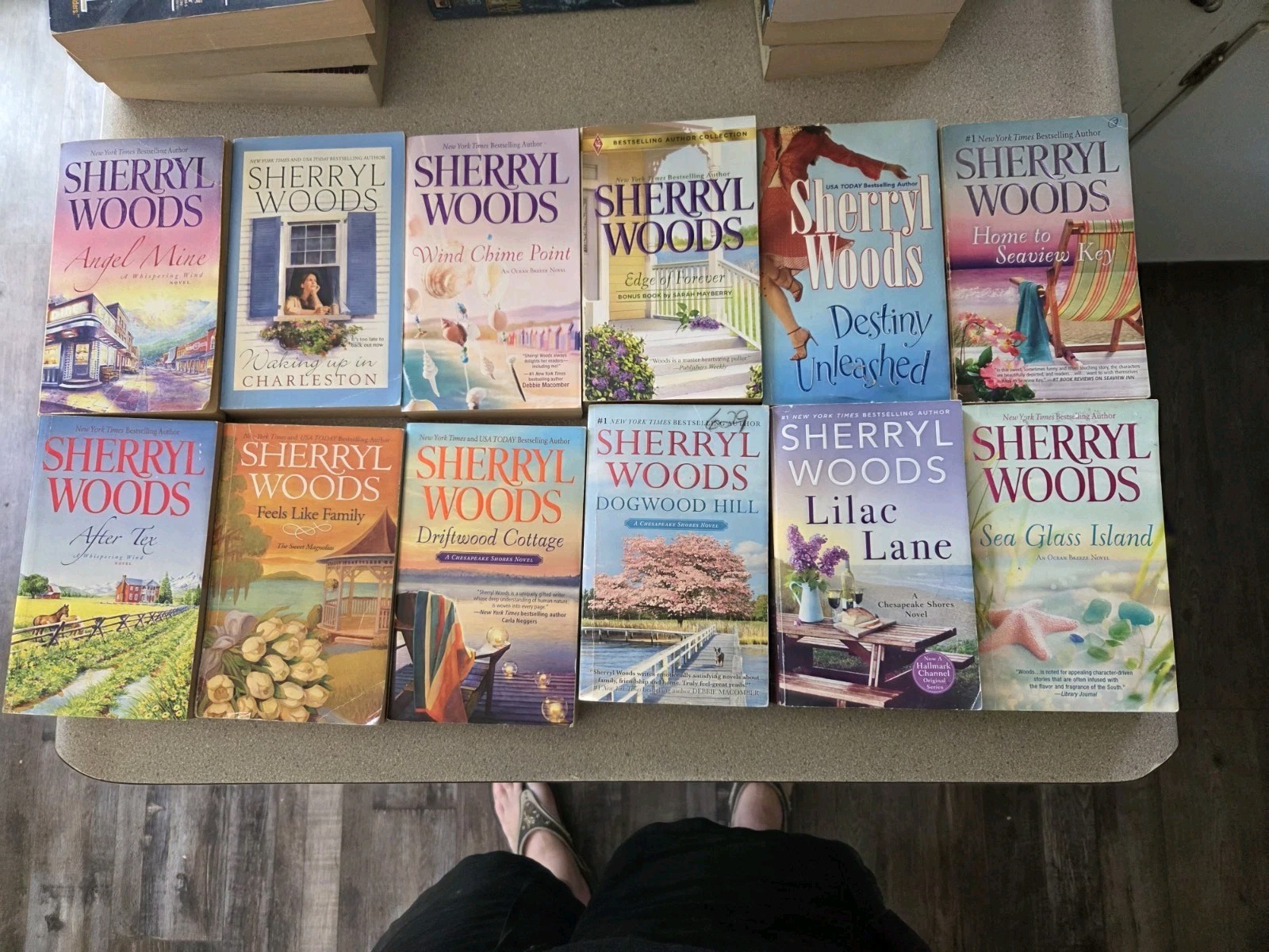 Sheryl Woods Lot Of 12 Books PB. 1 2-in-1 W/diff Author=13 Stories Romance