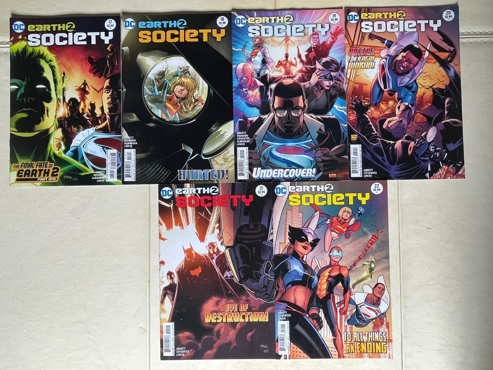 Earth 2: Society #1-22 Annual #1 COMPLETE RUN SET – DC Comics New52 (2015)