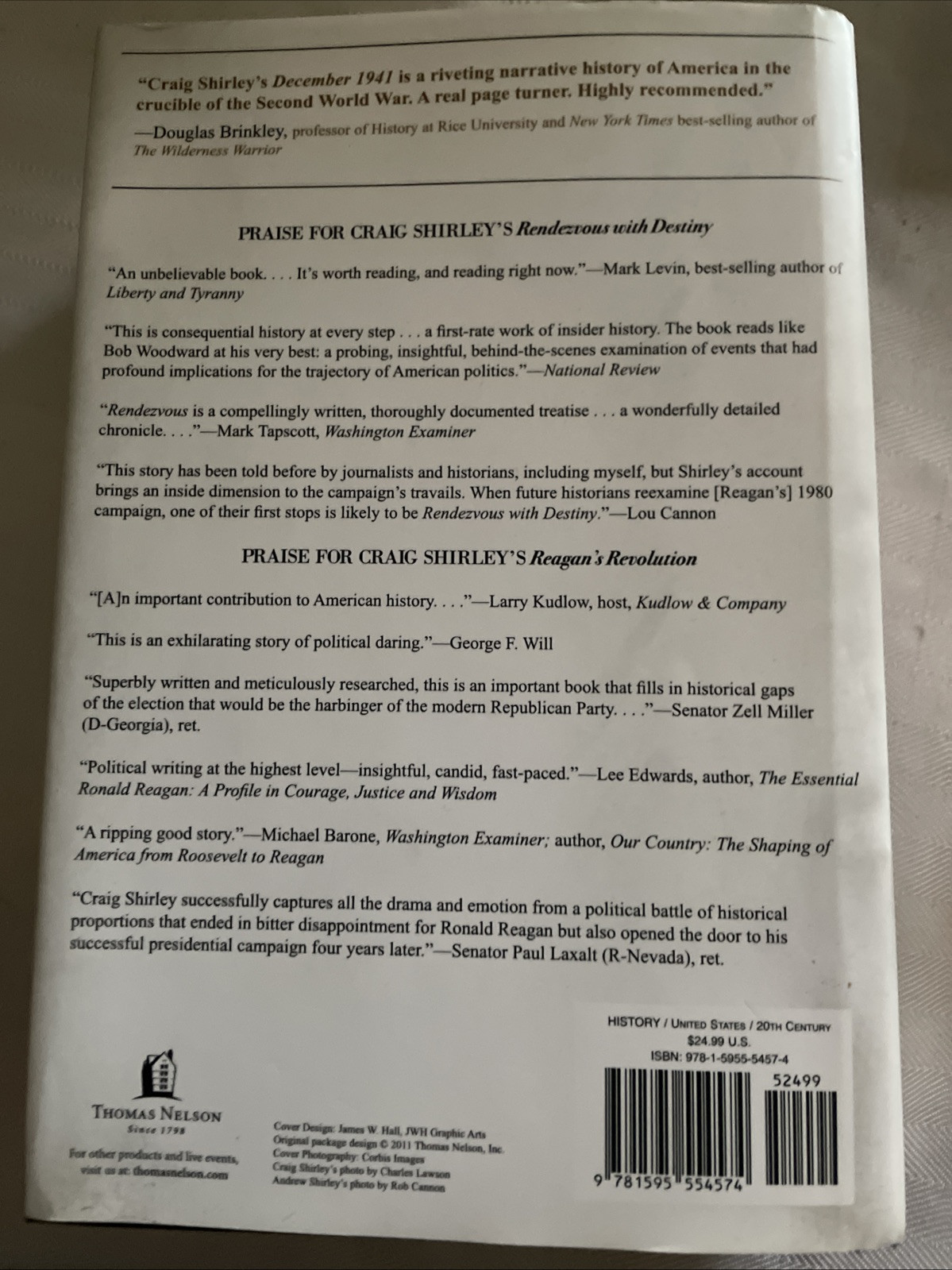 December 1941 31 Days That Changed America by Craig Shirley 2011 HCDJ WWII