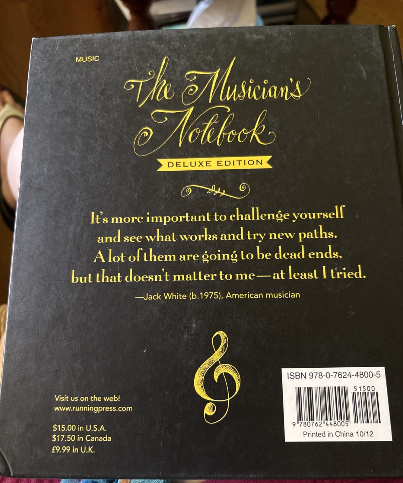 Coguzed 100 Pages Blank Sheet Music Notebook – 26X19cm Staff Paper for Musicians