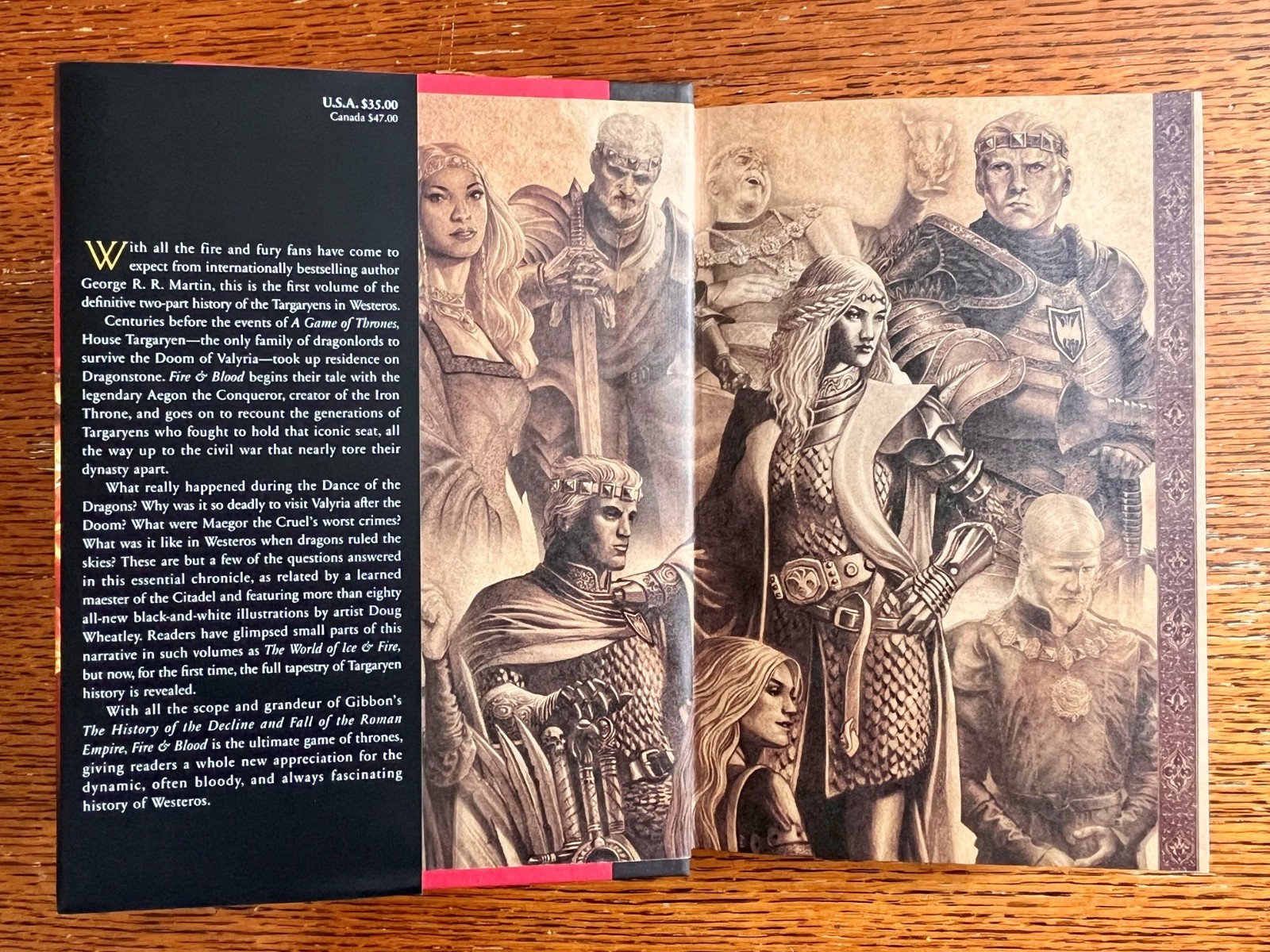 George R.R. Martin FIRE & BLOOD 1st/1st Print Hardcover Book HOUSE OF THE DRAGON