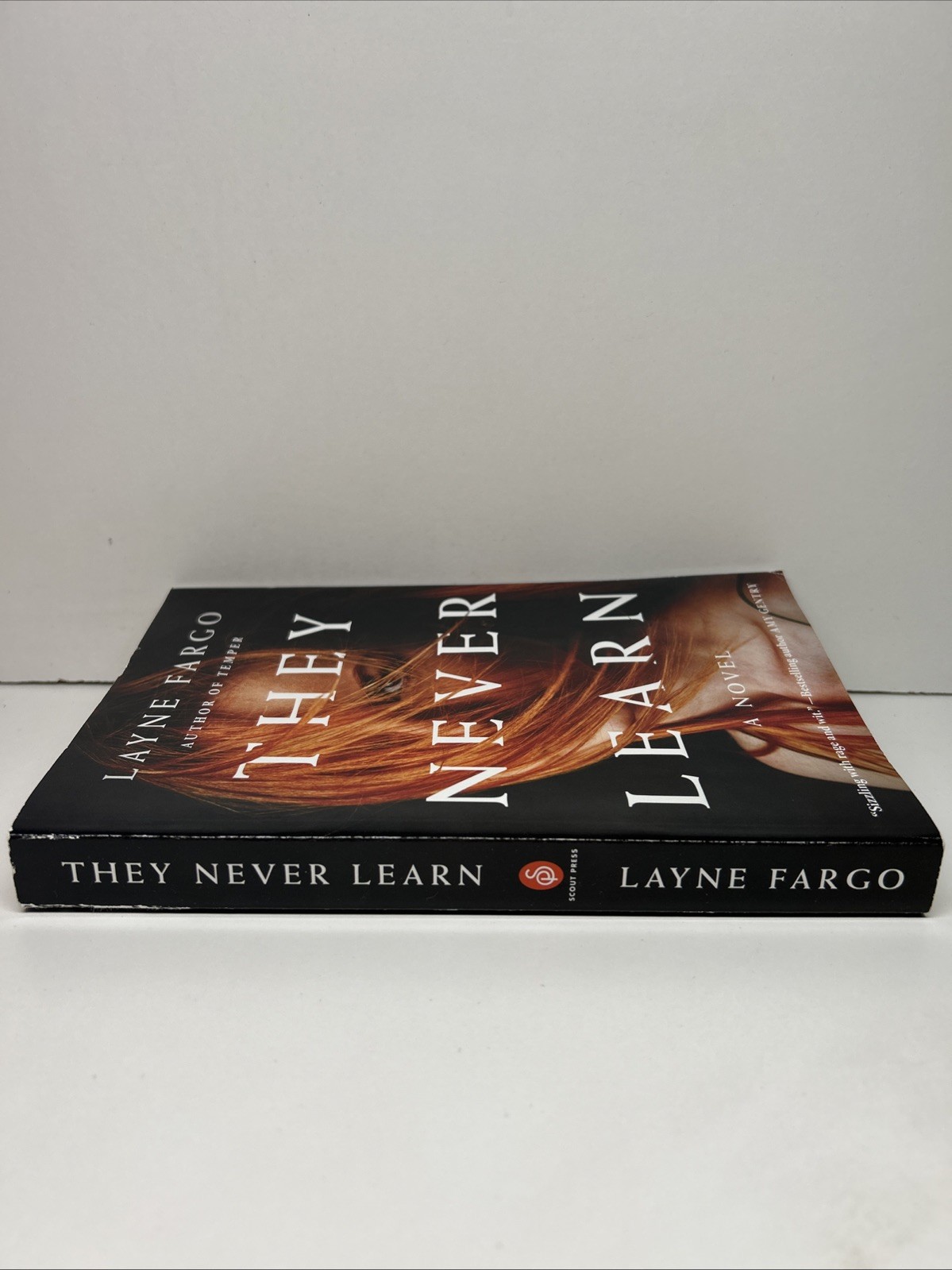 They Never Learn by Layne Fargo 2021 Trade Paperback Book Ships Fast!