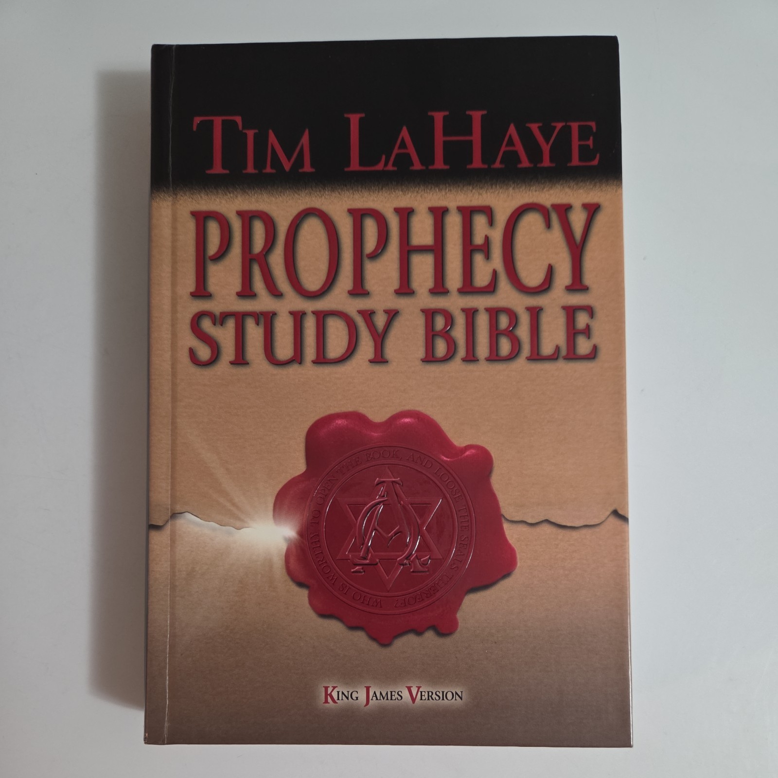 Prophecy Study Bible by Tim Lahaye (2004, Hardcover)