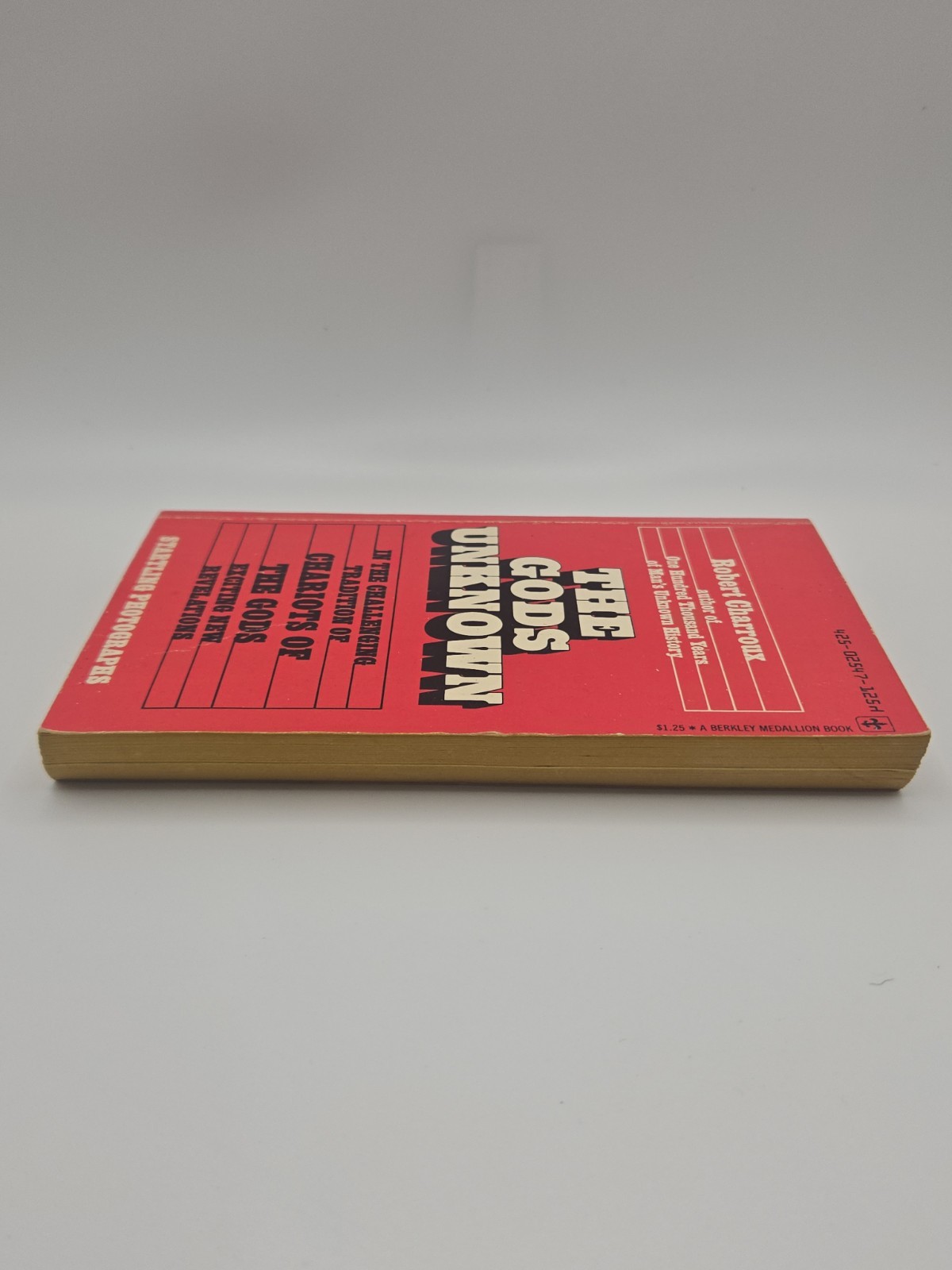 The Gods Unknown by Robert Charroux 1974 PB Ancient Aliens UFO G-500
