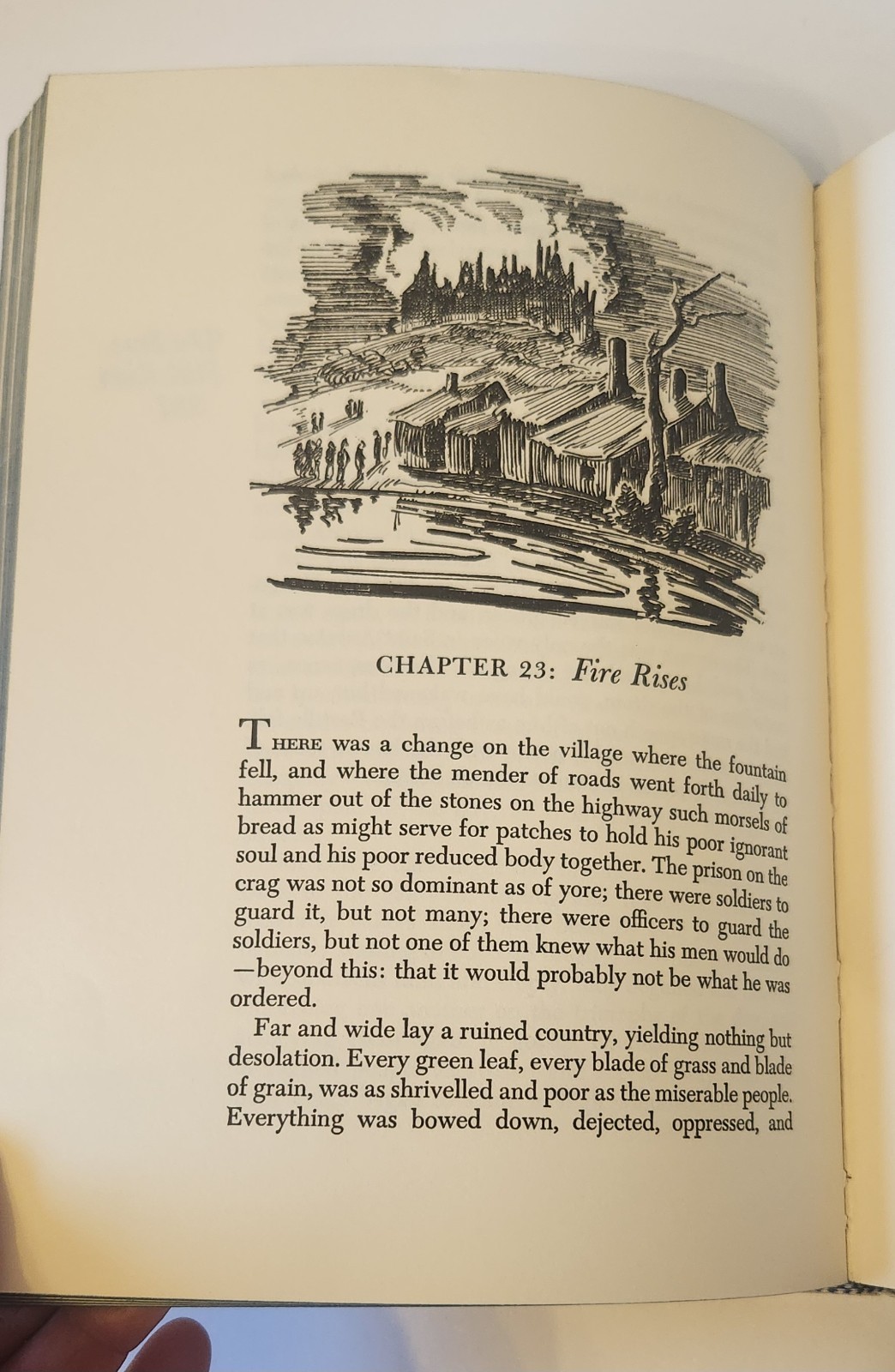 A Tale of Two Cities Junior Library Edition, Charles Dickens, 1948 Hardcover