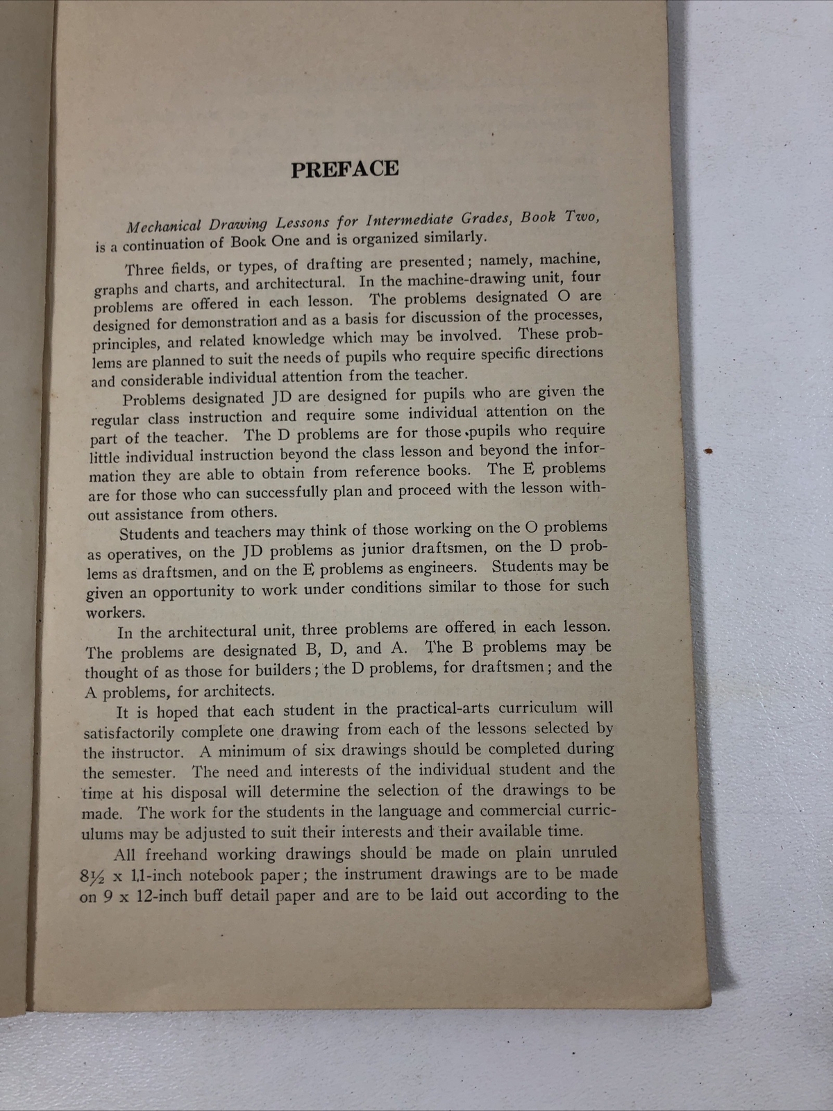 Mechanical Drawing Lessons: Intermediate, Bk 2 – Detroit Schools (PB, 1934)
