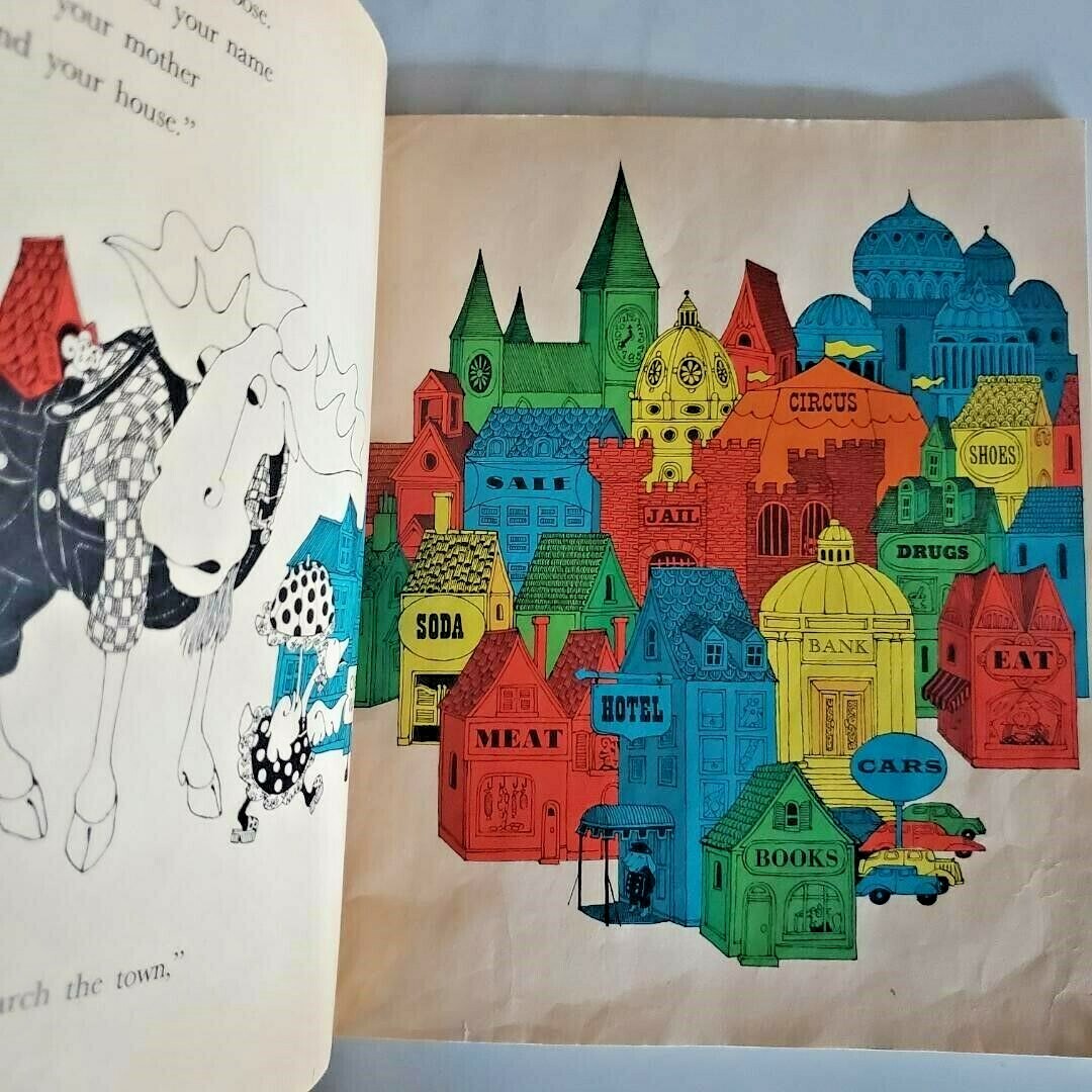 Vintage Childrens Book „Moose, Goose and Little Nobody“ 1974 by Ellen Raskin