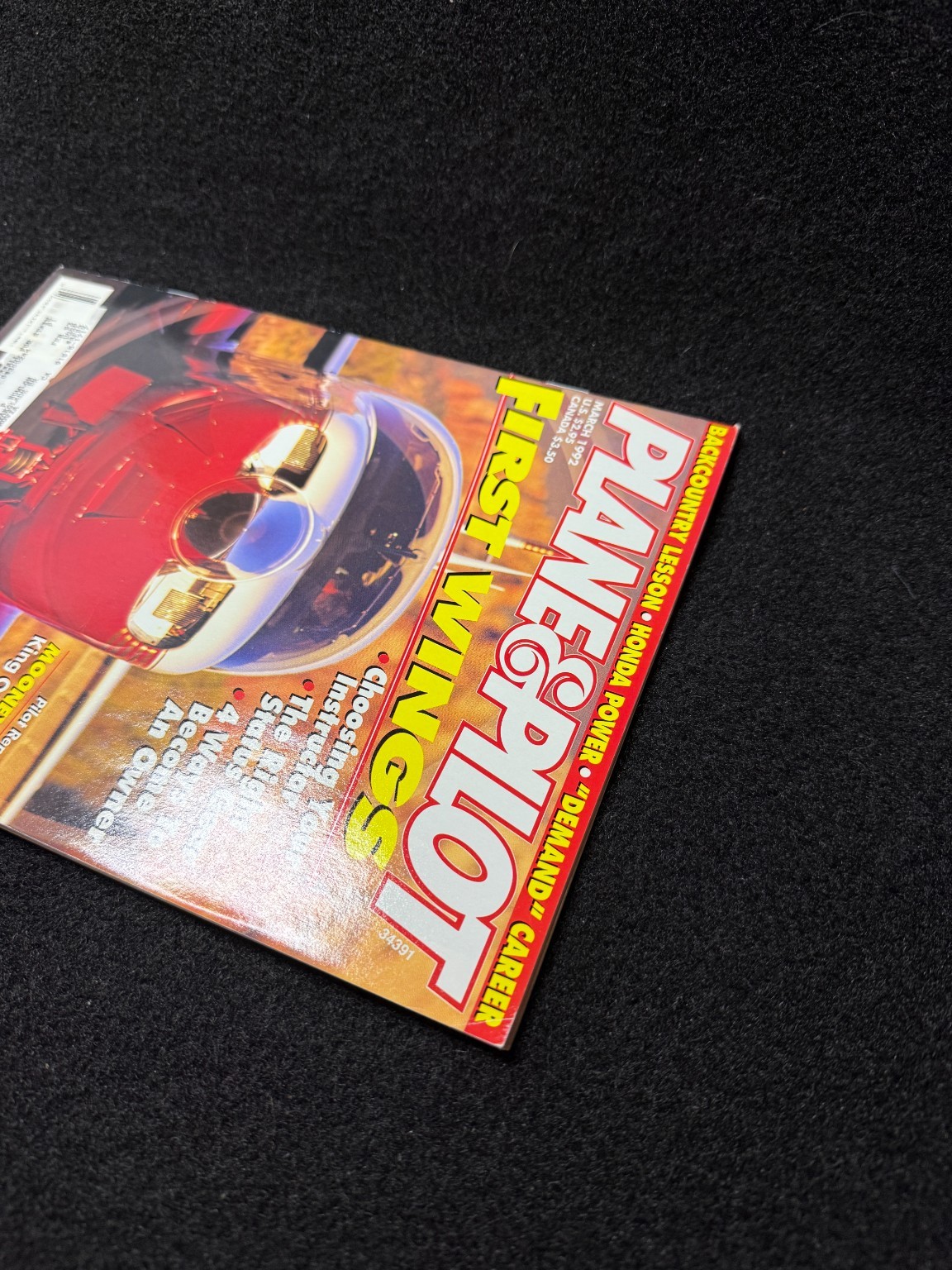Plane & Pilot Magazine March 1992 First Wings Aviation Flying Aircraft Vintage