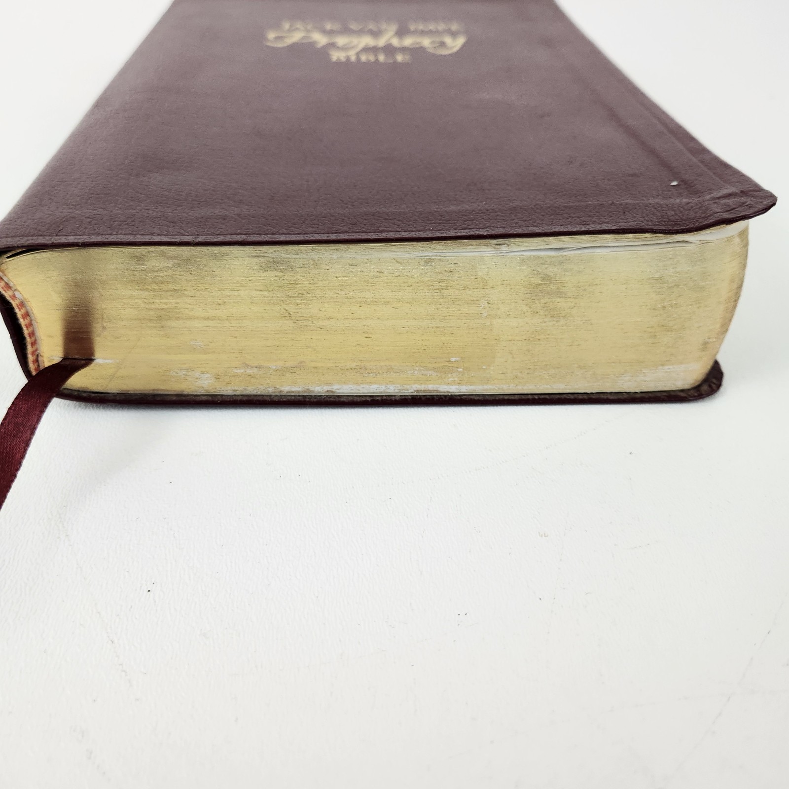 Jack Van Impe Prophecy Bible KJV Burgundy Bonded Leather ISBN 1-884137-88-1
