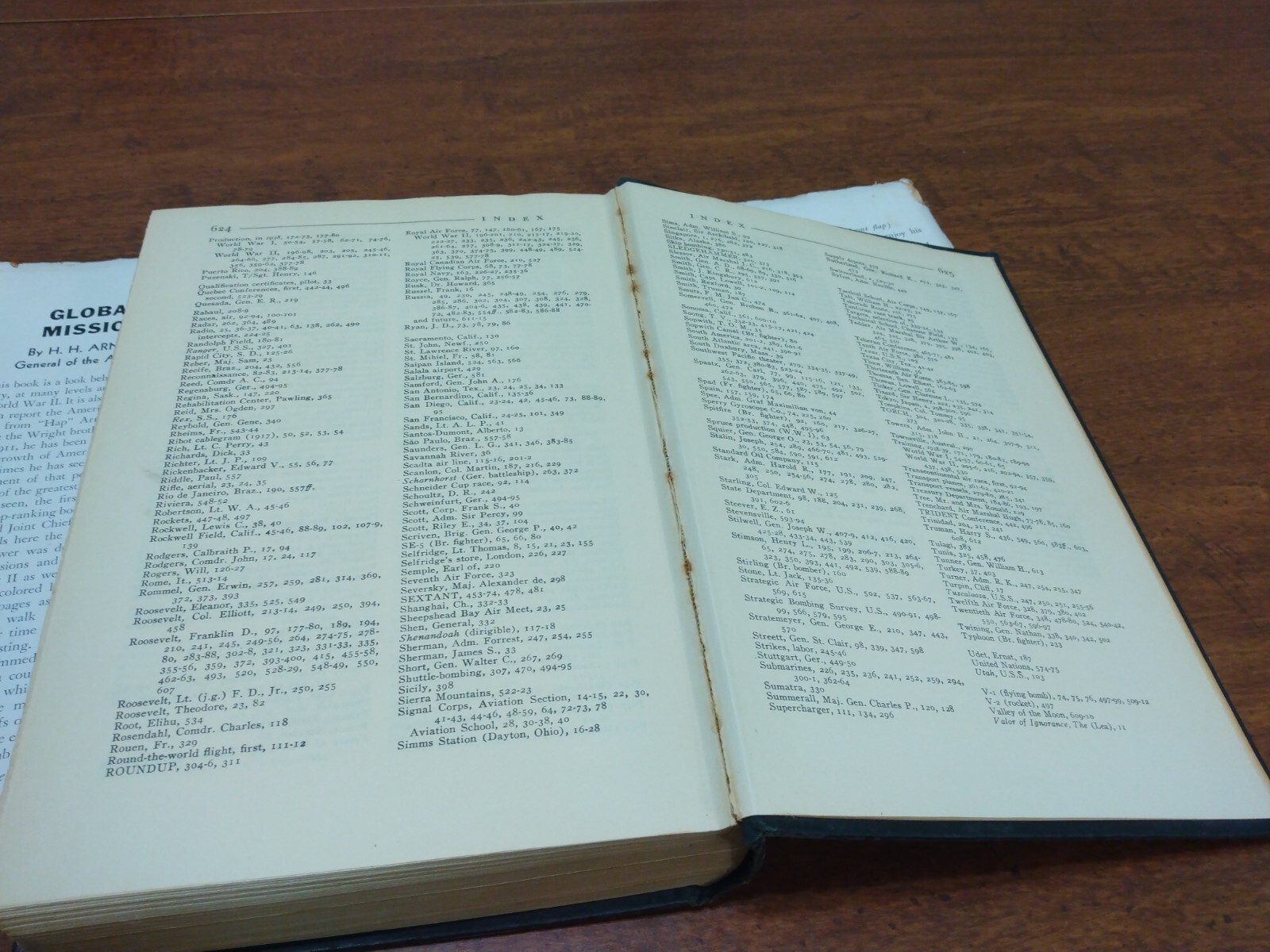 1949 Global Mission H.H. Arnold General of the Air Force Book First Edition