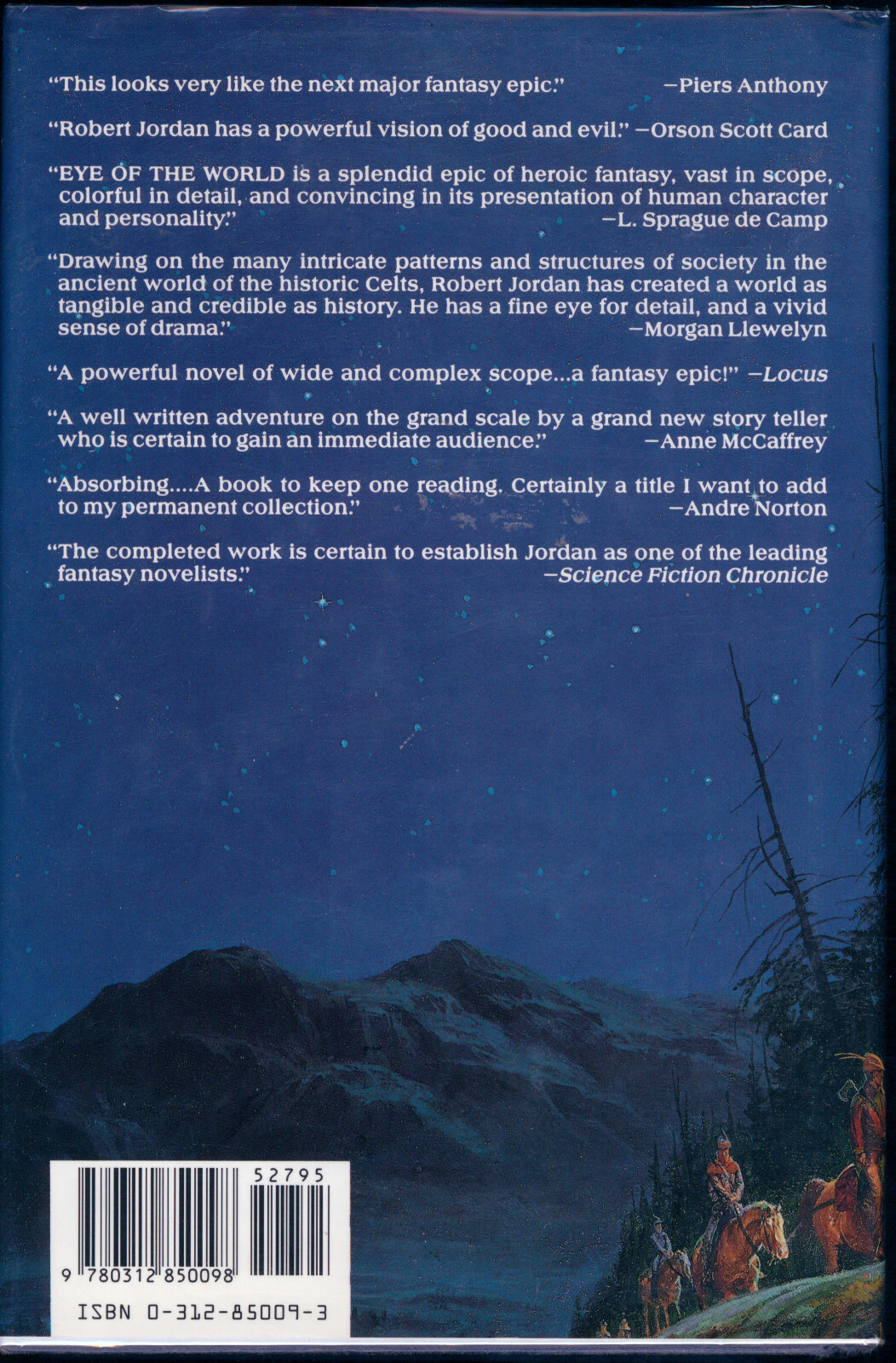 Eye of the World Wheel Time Book One Robert Jordan HC 1st Ed/17the print F-/F-