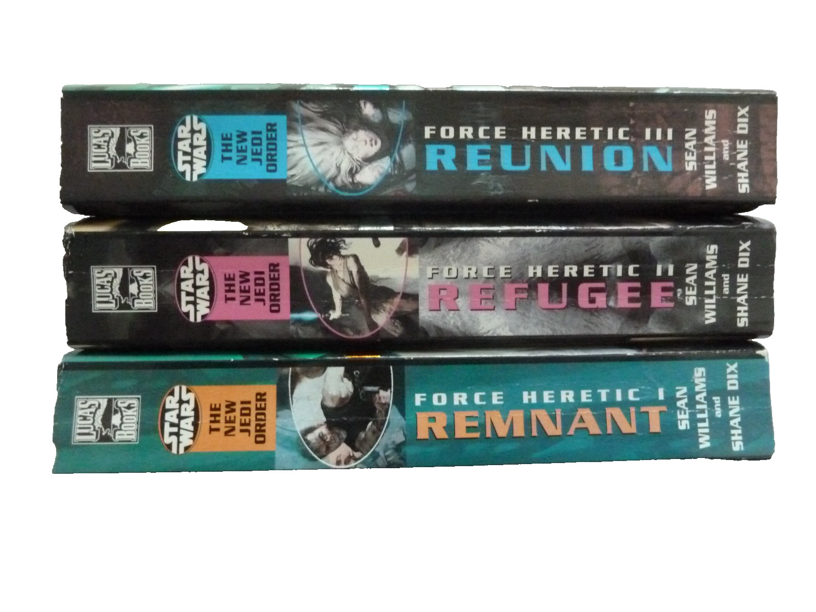 Star Wars: The New Jedi Order: Force Heretic vols 1-3: MMPB, 2003 1st printings