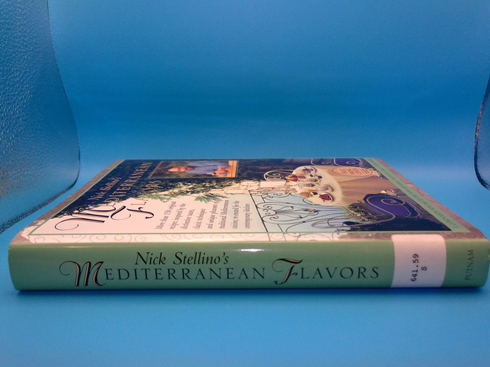 Nick Stellino Mediterranean Flavors Cookbook Hardcover DJ 1997 Book 1st Edition