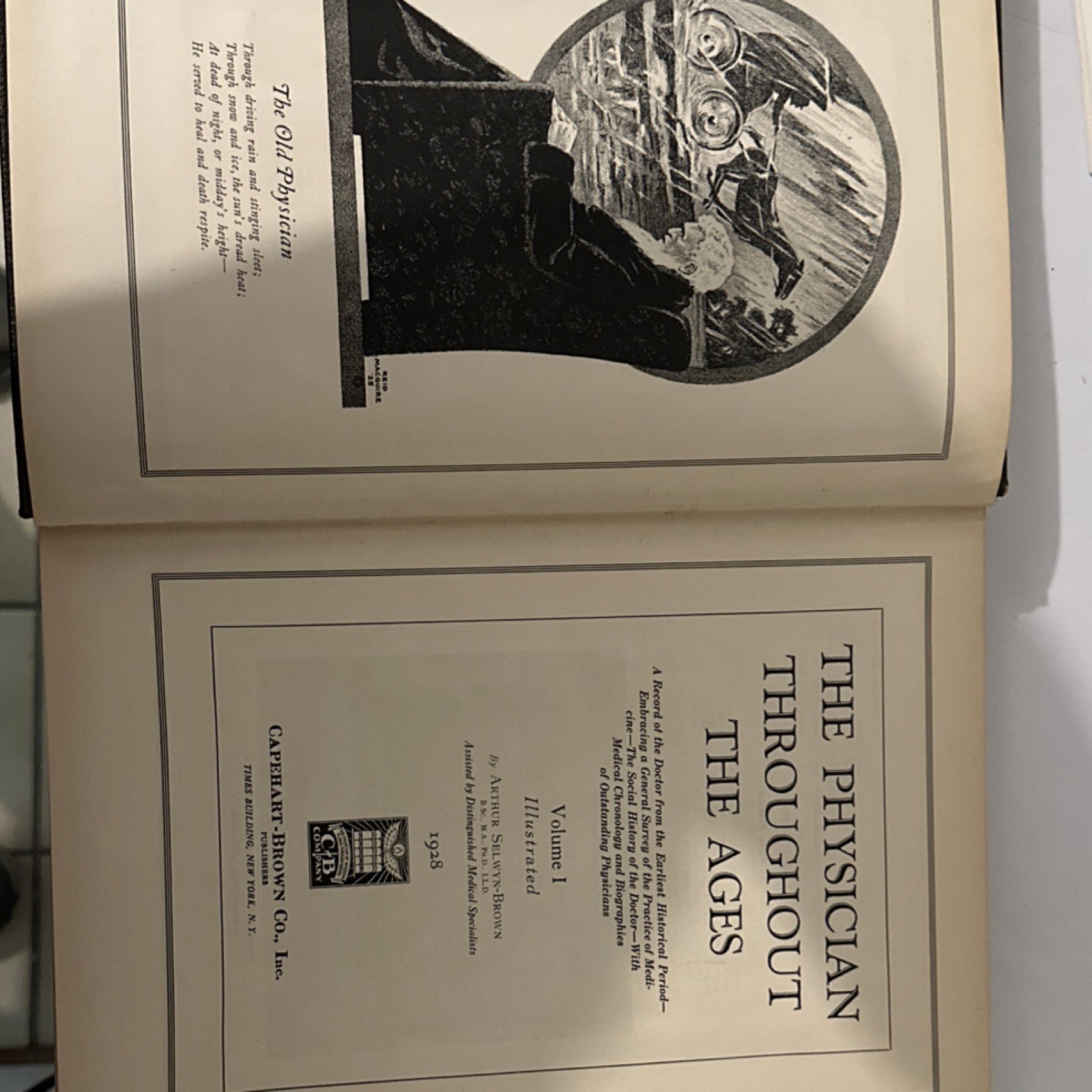 Charles Capehart The Physician Throughout the Ages Vol II Illus 1928