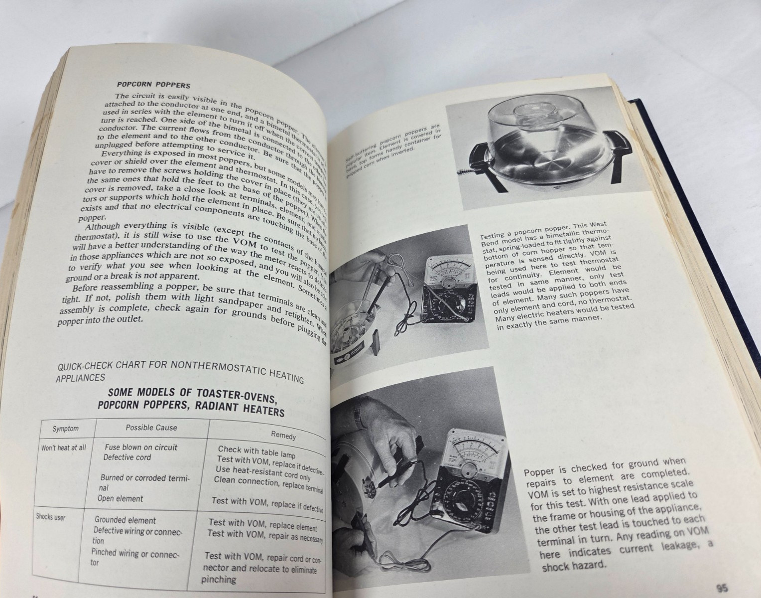 Complete Guide To Home Appliance Repair Book By Evan Powell HC DJ 1974