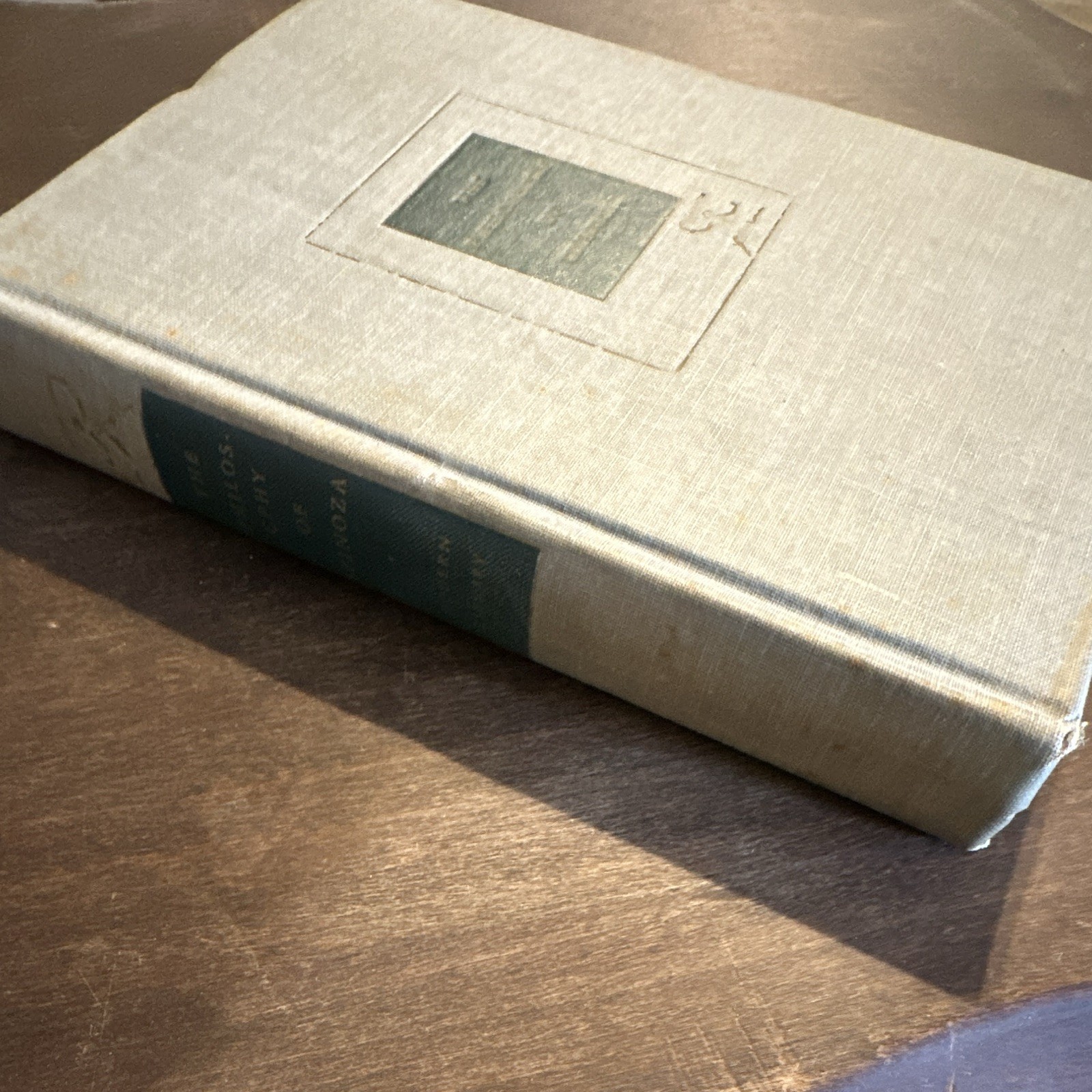 The Philosophy of Spinoza Joseph Ratner Modern Library 1927 Hardcover Inscribed