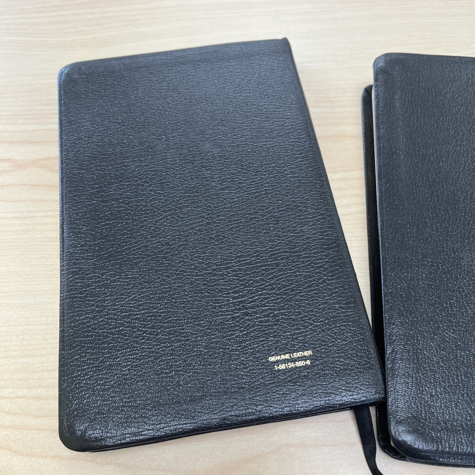 ESV Classic Thinline Bible Genuine Leather Black English Standard Version