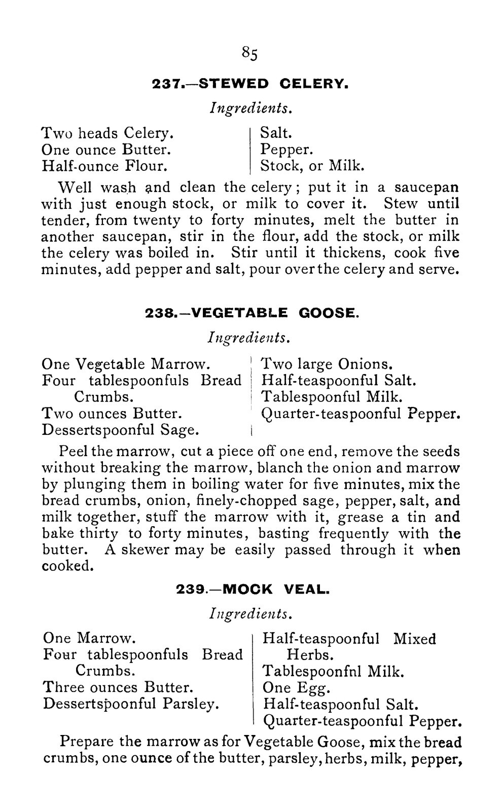1895 Mrs. Wilkinson’s cookery Vintage Cook Book 172 Pages