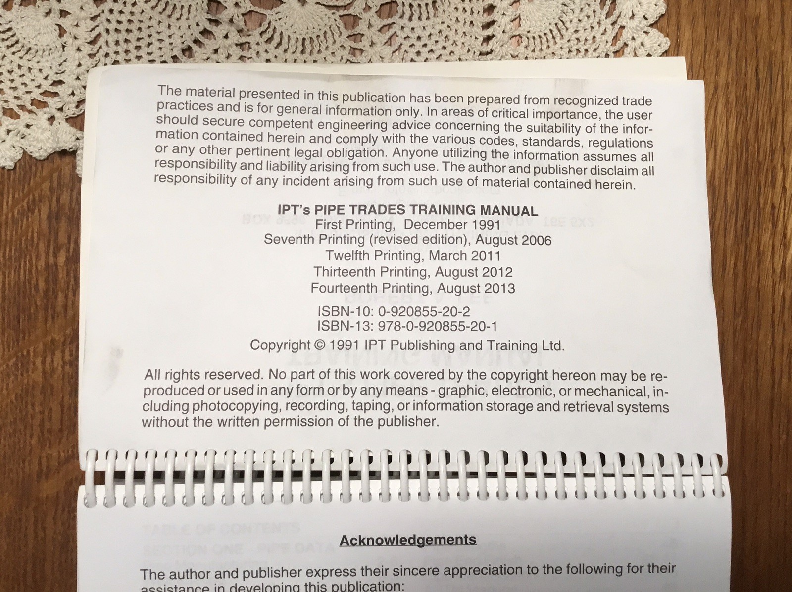 IPT’s Pipe Trades Training Manual ~Handbook ~Robert A Lee