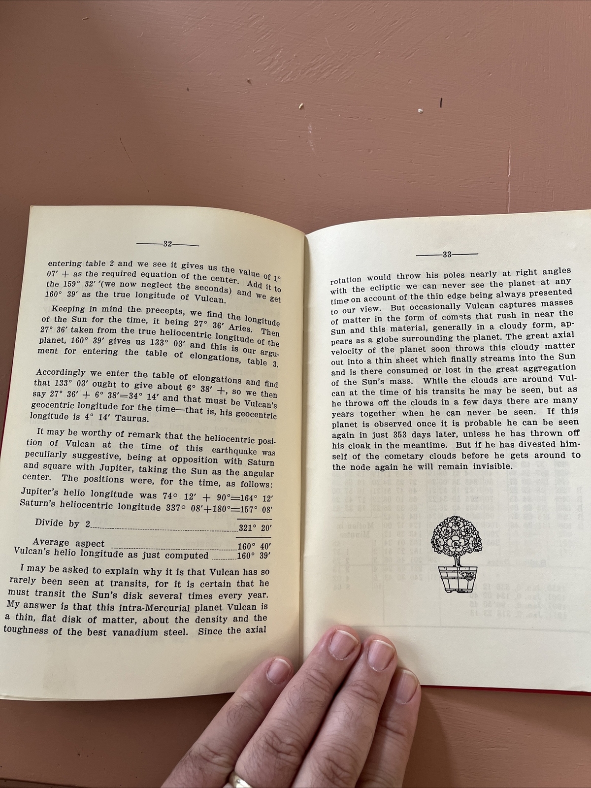 The Planet Vulcan History Nature Tables L.H. Weston Astrology Occult Pamphlet
