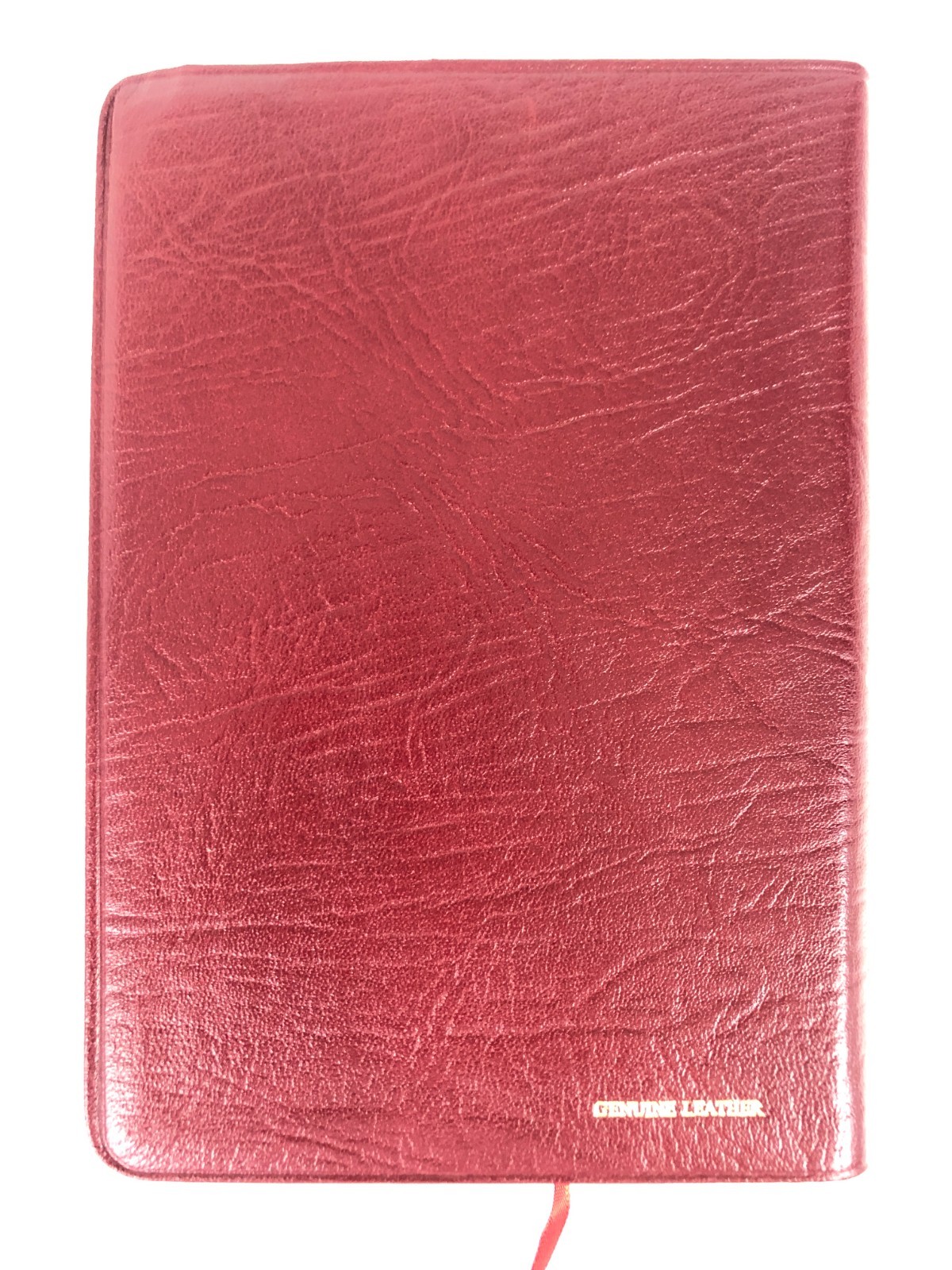 *gorgeous AMG Holman 1970s KJV Verse Reference Bible Genuine Leather UK print VG