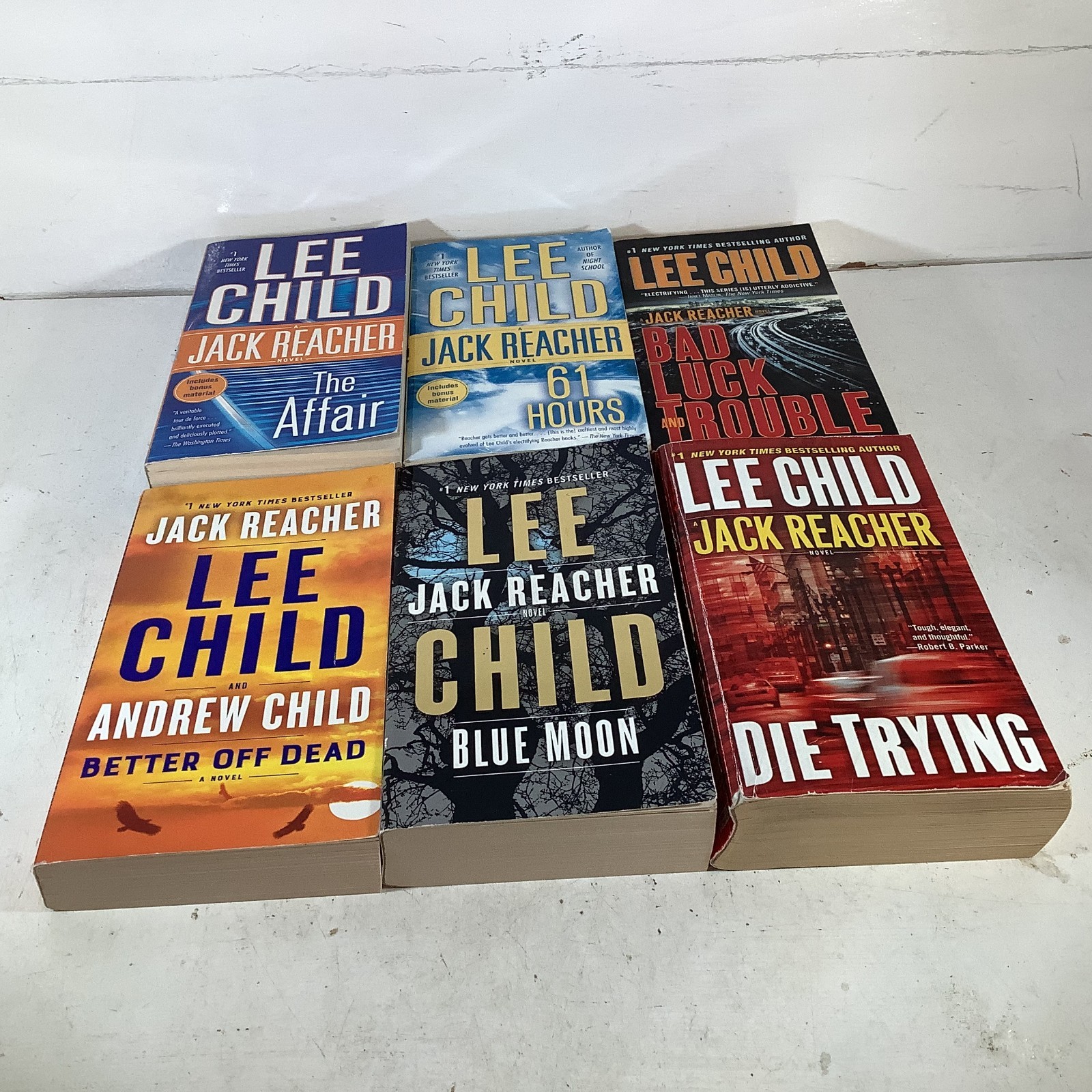 Lee Child Jack Reacher Complete Series 1-30 PB VG+