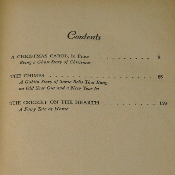 1951 Christmas Stories Charles Dickens Chimes Whitman Publishing HC/DJ