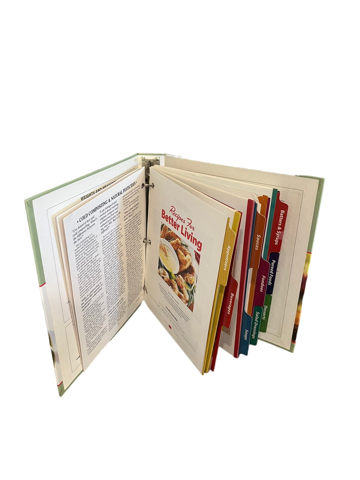 VTG 2002 Vita Mix Recipes For Better Living Hardcover Binder & Owner’s Manual