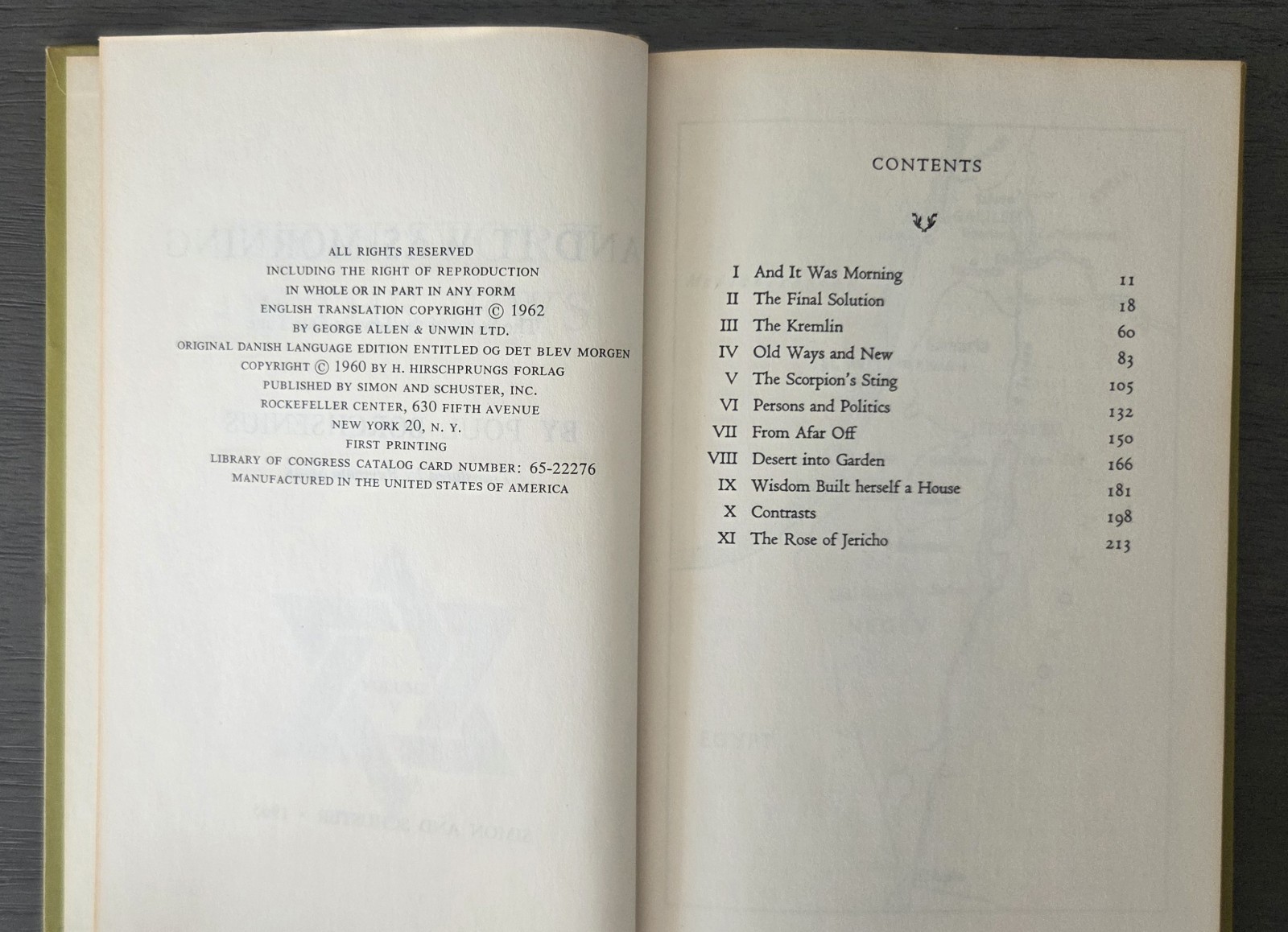 Vintage 1965 „History Of The Jews“ Poul Borchsenius Vols 1-5 1st Edition/Print