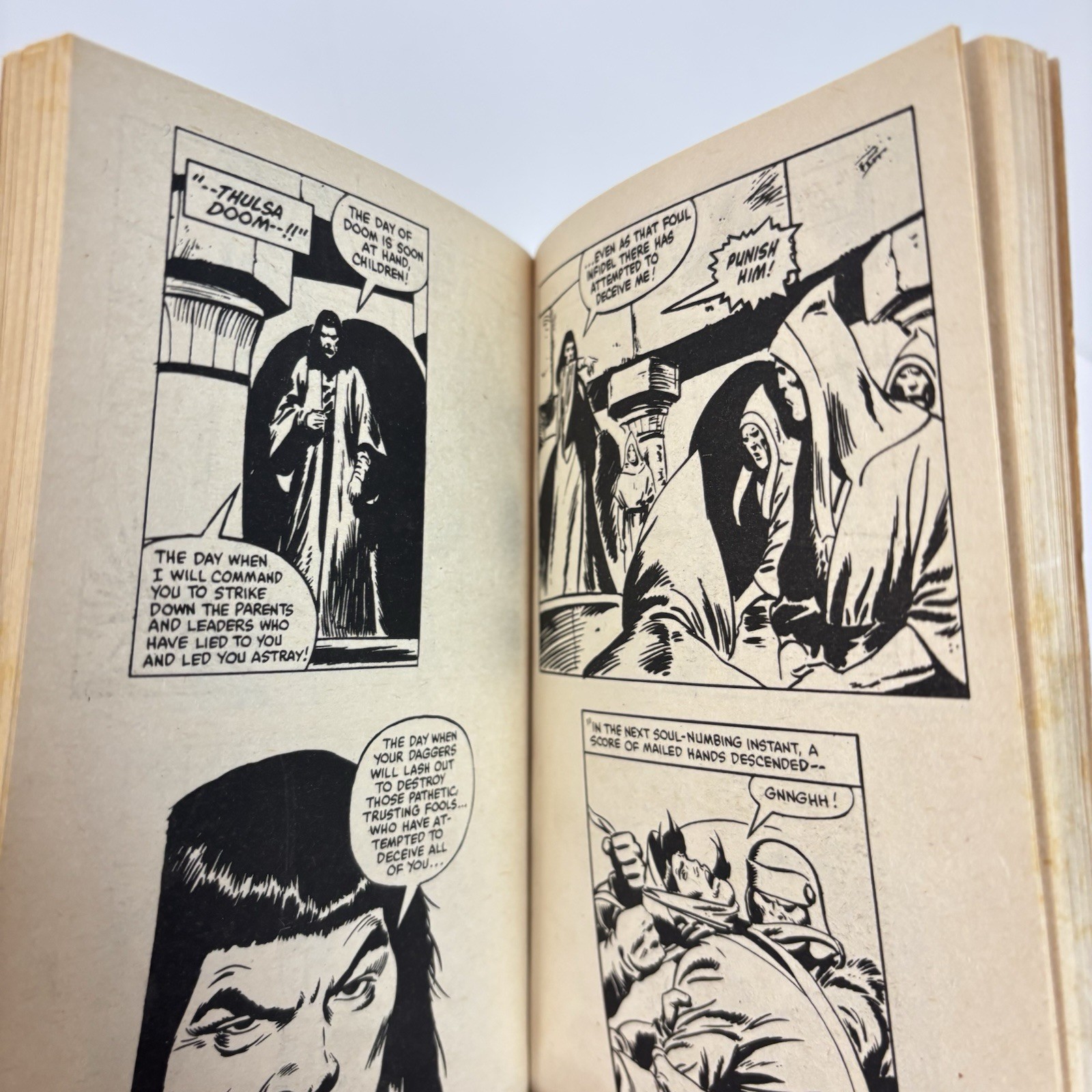 Conan The Barbarian Movie Adaptation Marvel Illustrated Book 1982 PB Graphic 3A