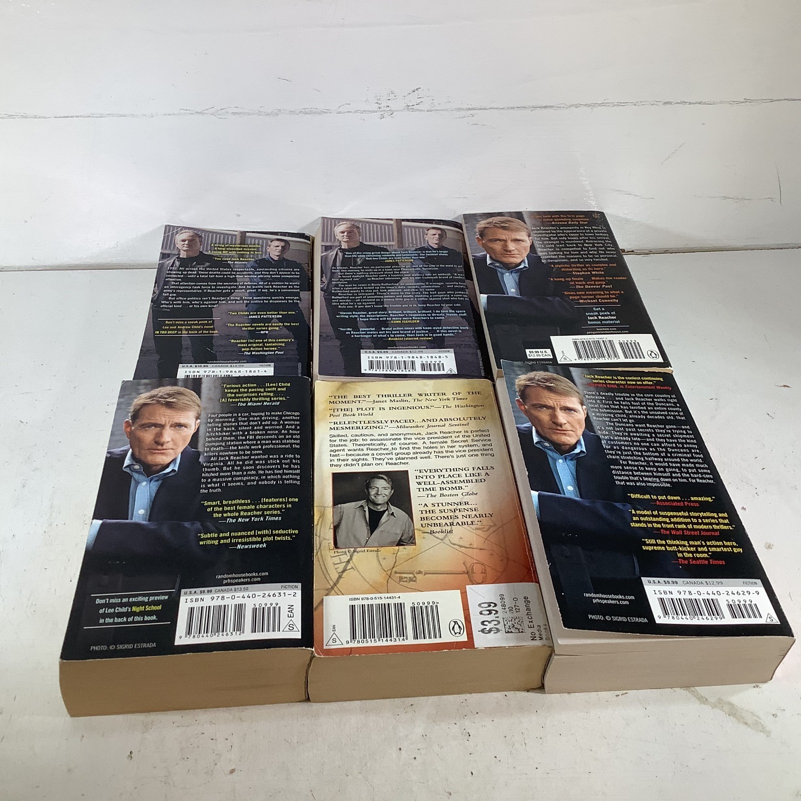Lee Child Jack Reacher Complete Series 1-30 29 PBs + Int Too Deep HC VG