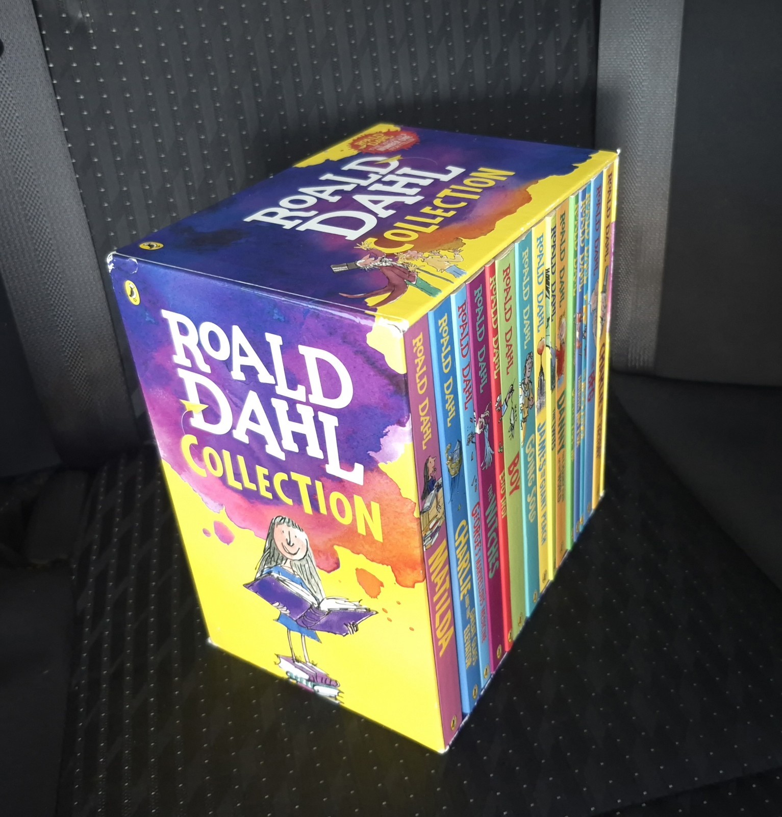 Roald Dahl Collection Box Set 15 Books Paperback Matilda BFG Charlie Factory