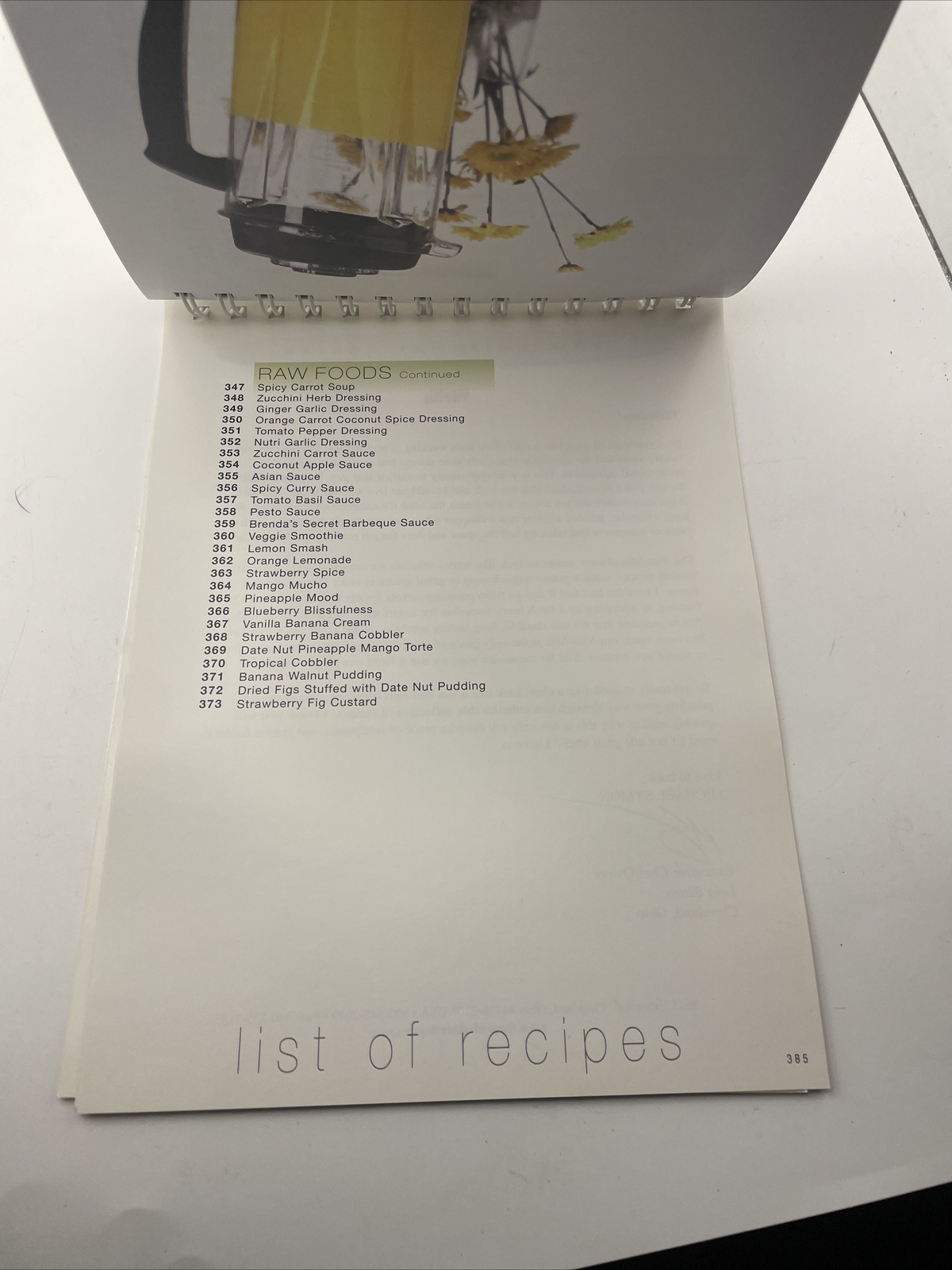 Vita-Mix Blender Recipe Book *No Instuctional DVD*