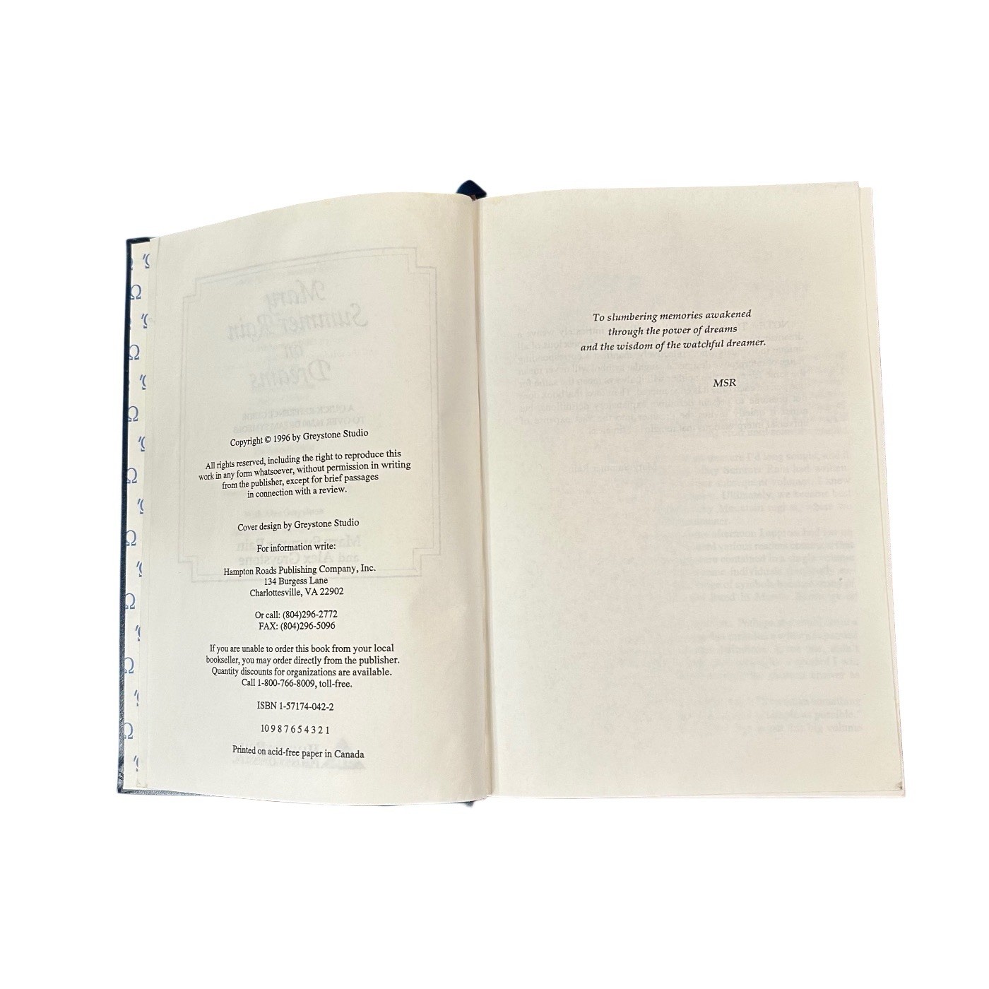 Mary Summer Rain on Dreams: A Quick-Reference Guide 14,500 Dream Symbols