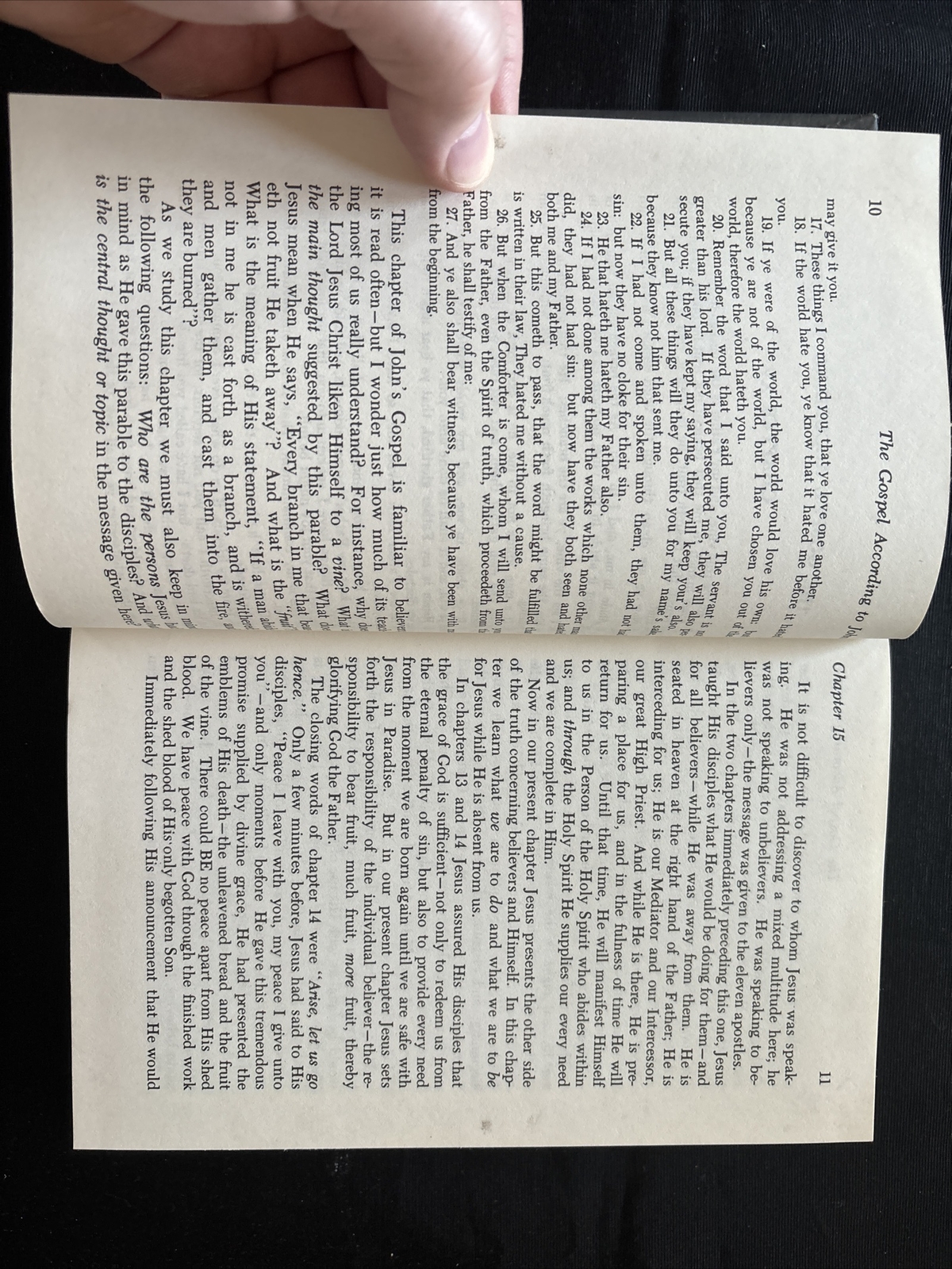 THE GOSPEL ACCORDING TO JOHN: VOL. III by OLIVER B. GREENE 1973 6th Print HC