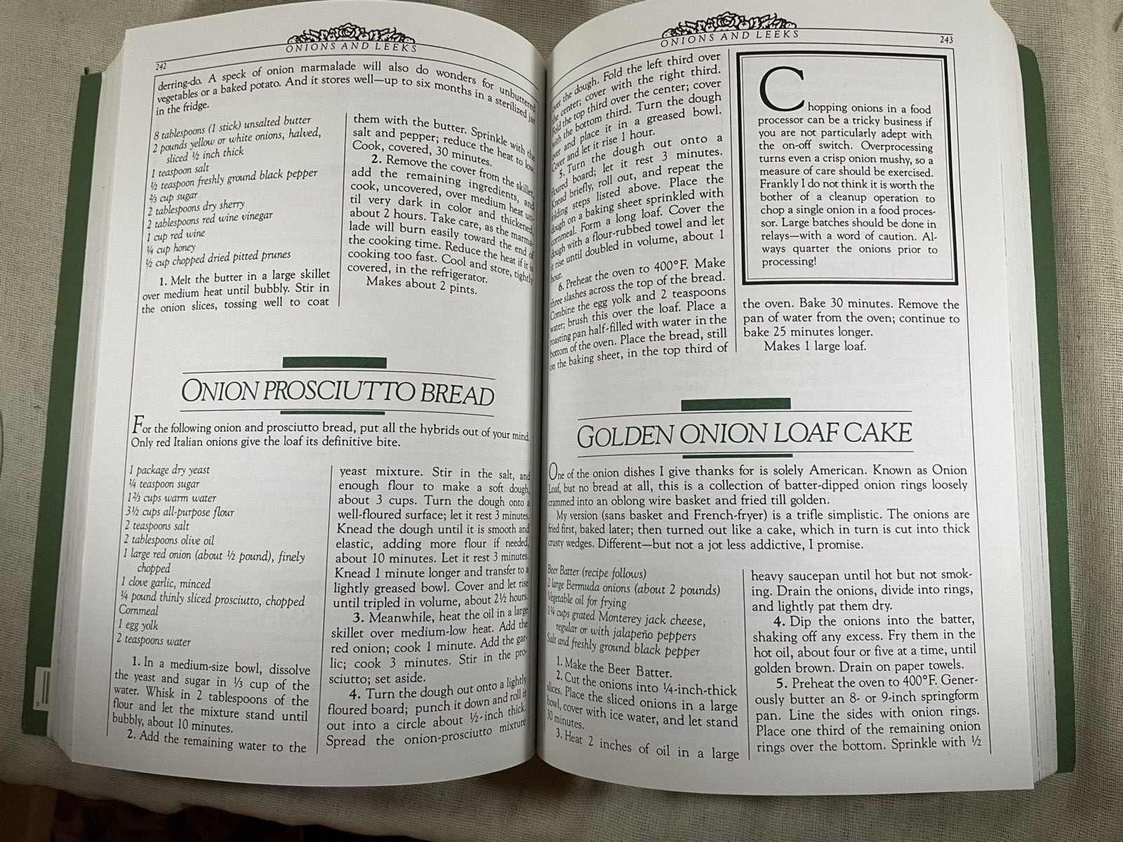 Greene on Greens Recipe Cookbook Softcover By Bert Greene 1984 432 Pages