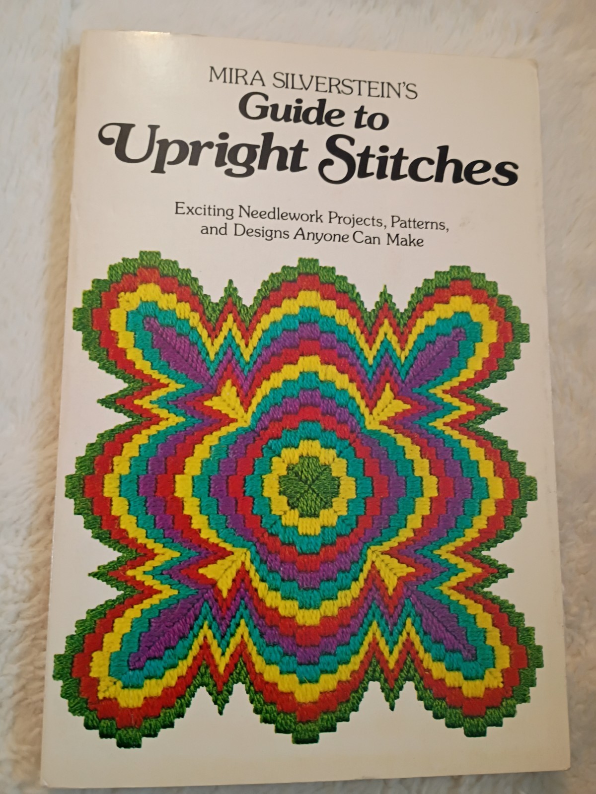 Lot of 3 Mira Silverstein’s Needlework Books Upright, Looped & Knotted, Bargello