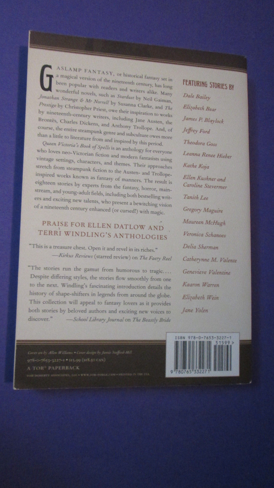 Queen Victoria’s Book Of Spells (An Anthology Of Gaslamp Fantasy) STEAMPUNK PB