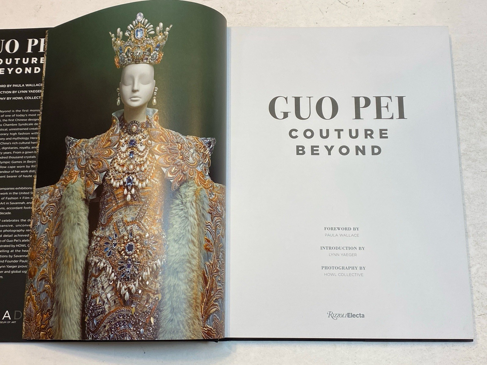 Guo Pei Couture Beyond Hardcover by Guoxian Pei Paula Wallace Fashion China 2017