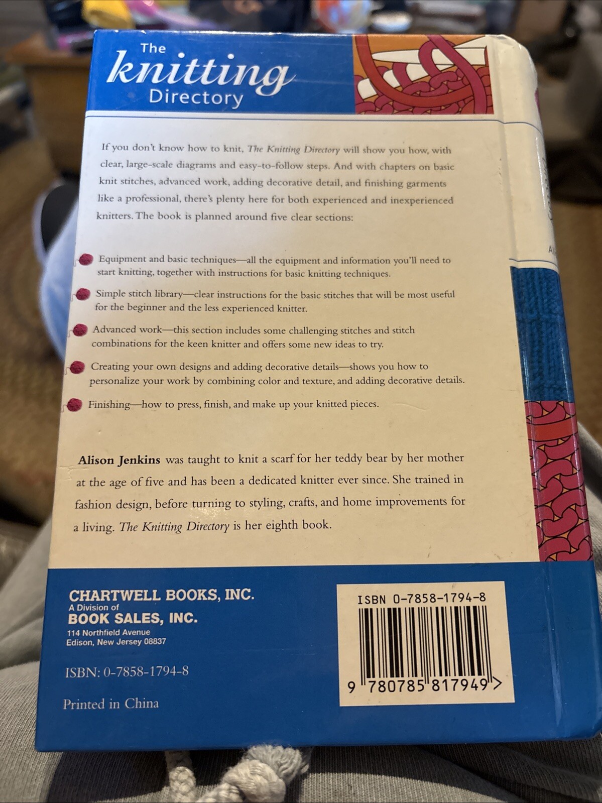 The Knitting Directory – Jenkins, Alison – Hardcover – Very Good