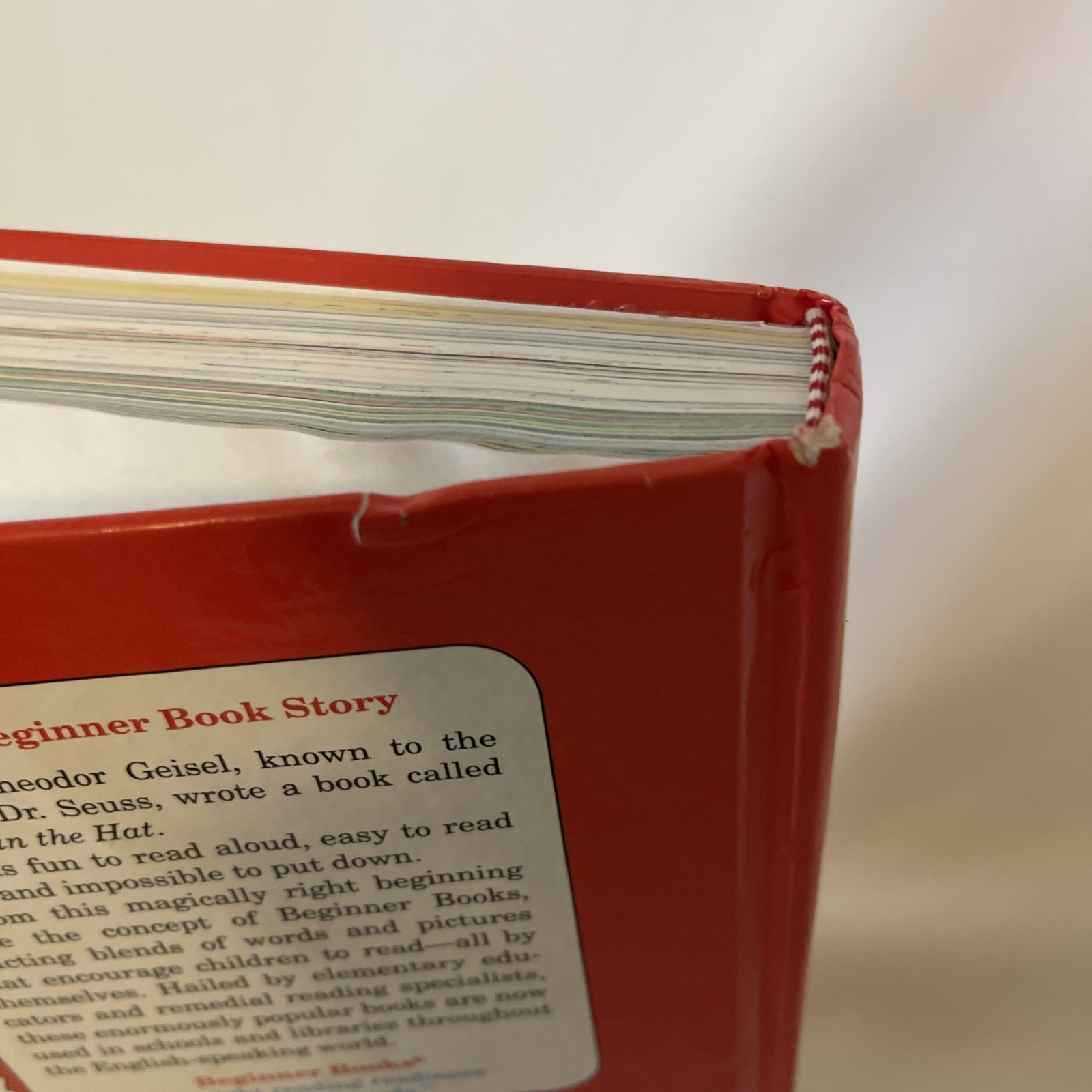 Dr. Seuss The Big Red Book of Beginner Hard Cover 6 Stories Book 344 Pages