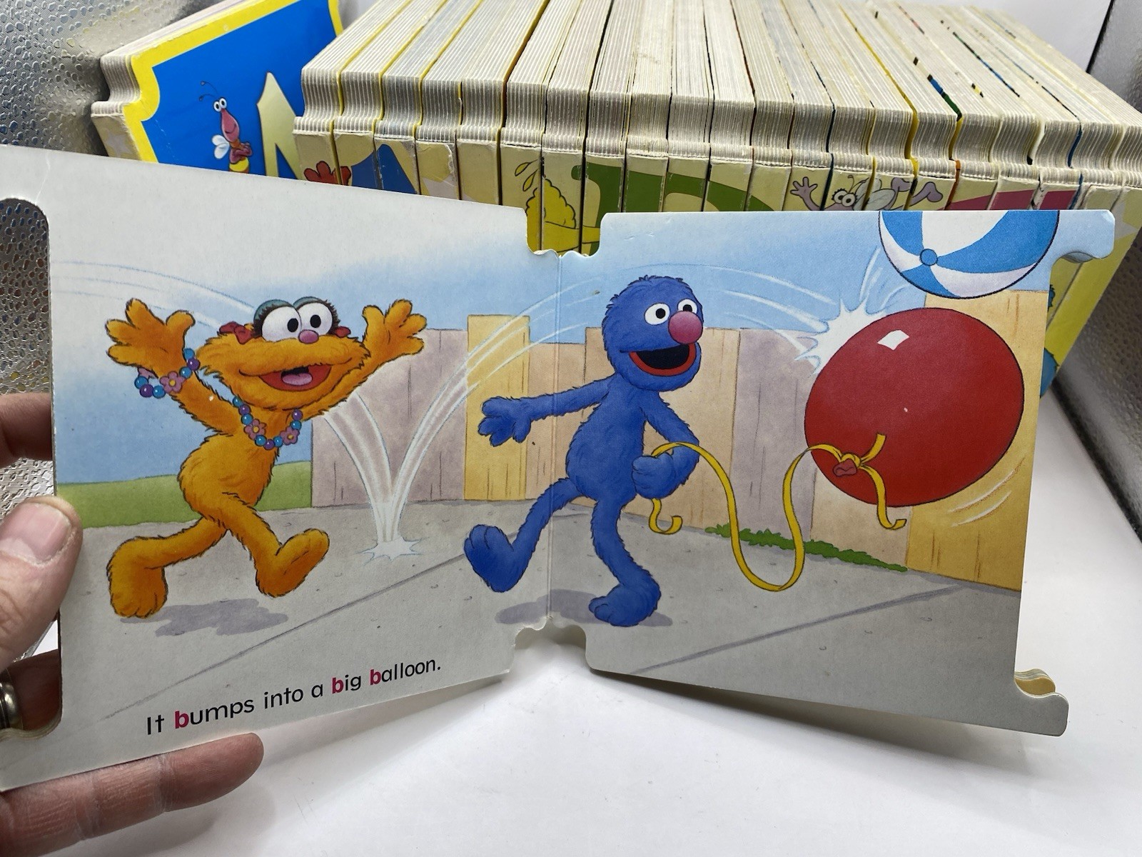Sesame Street ABC Book Set Interlocking Individual Letter READ