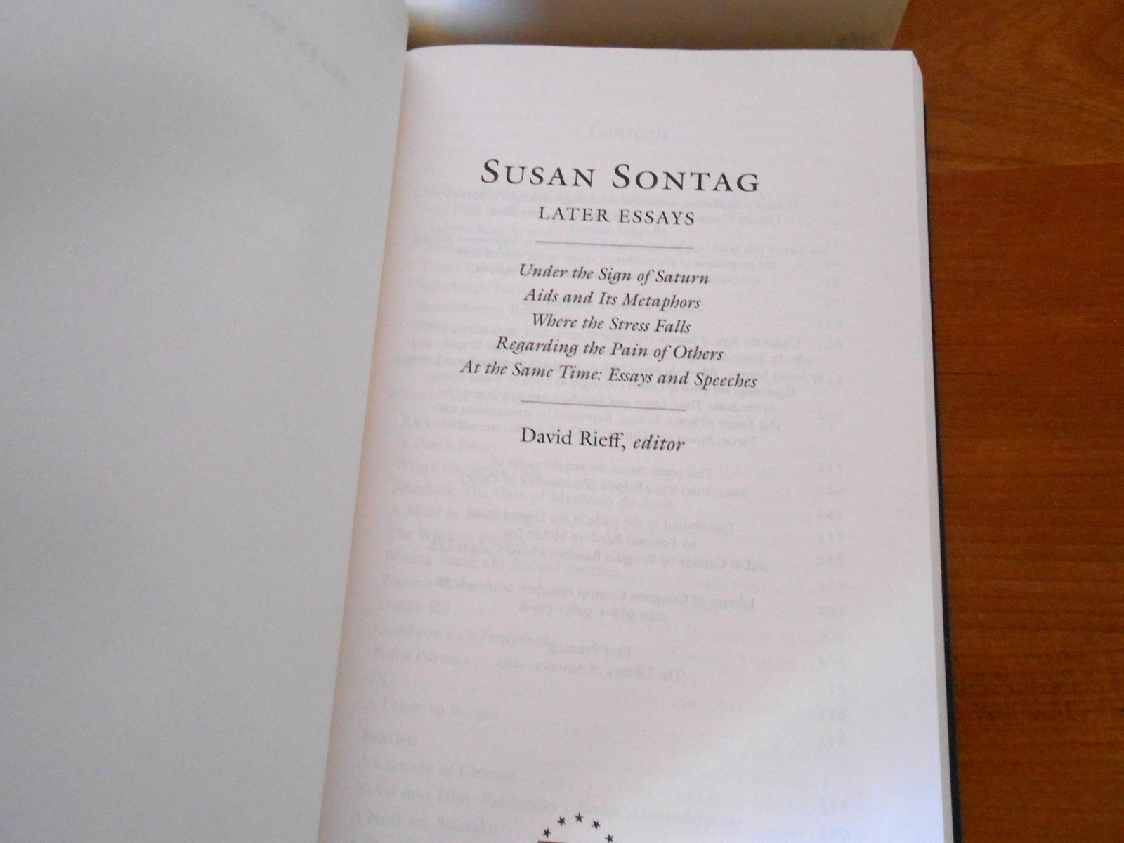 Library Of America SUSAN SONTAG 2 Vol Set 1st printings inserts – HC/SC LN