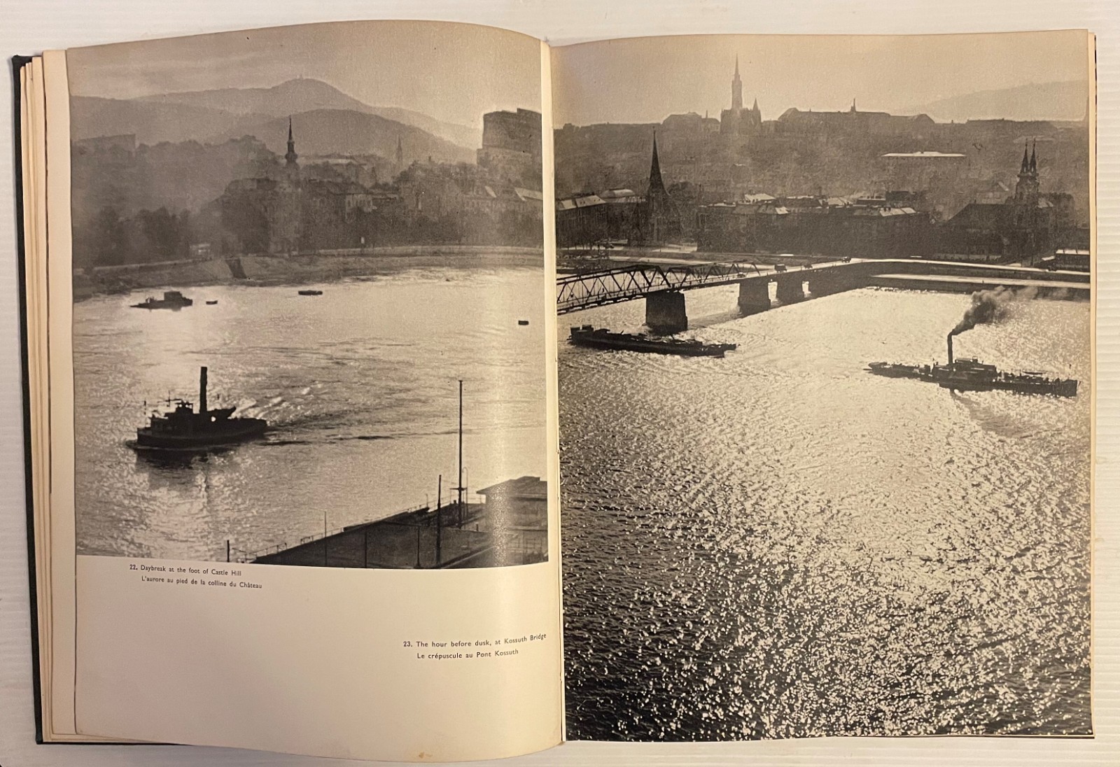 BUDAPEST the Hungarian Capital in Pictures 175 Pages – 1956 as shown – kha236