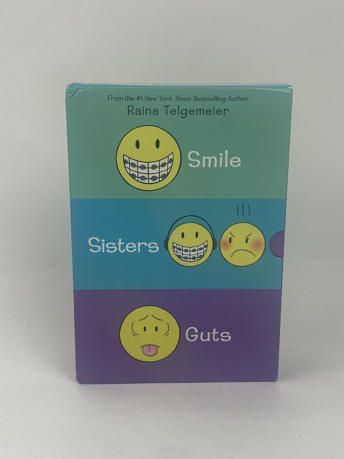 Smile, Sisters, and Guts: the Box Set by Raina Telgemeier