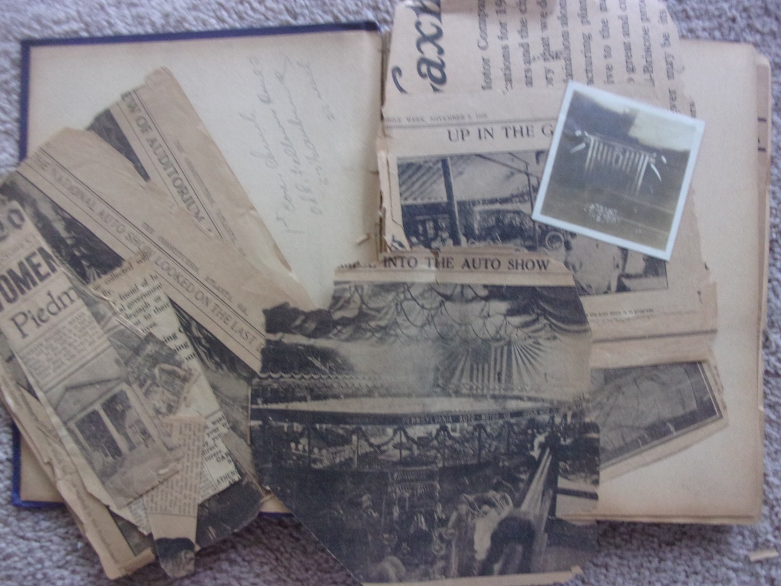 Fabulous 1910s Atlanta Scrapbook, Taft Visit, Car Shows, Opera House ATL rarity