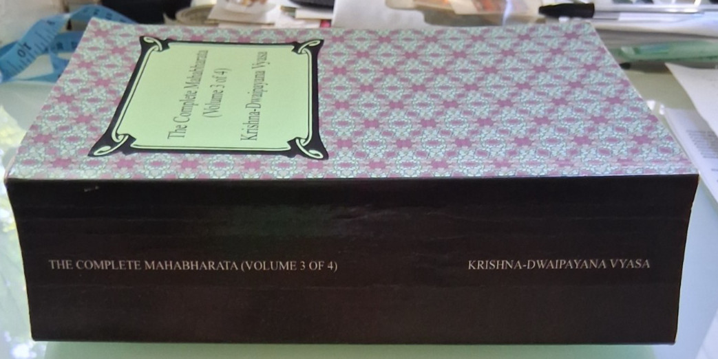 The Complete Mahabharata Volume 3 Of 4 Krishna Dwaipayana Vyasa Mahabharat Book